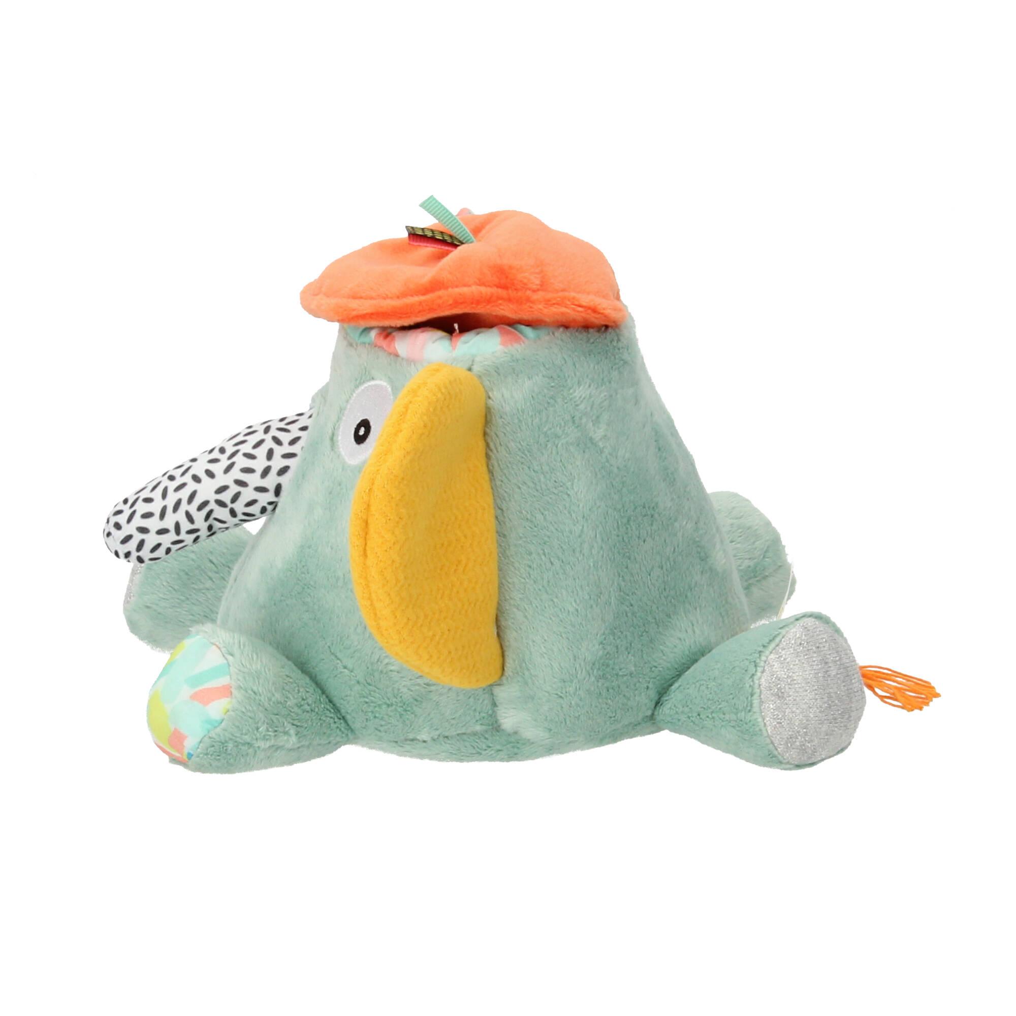 Ebulobo Activity Spielzeug Ziggy Elefant mit 3 Spielfiguren Giraffe Elefant Vogel Ebulobo Activity Spielzeug Ziggy Elefant mit 3 Spielfiguren Giraffe Elefant Vogel