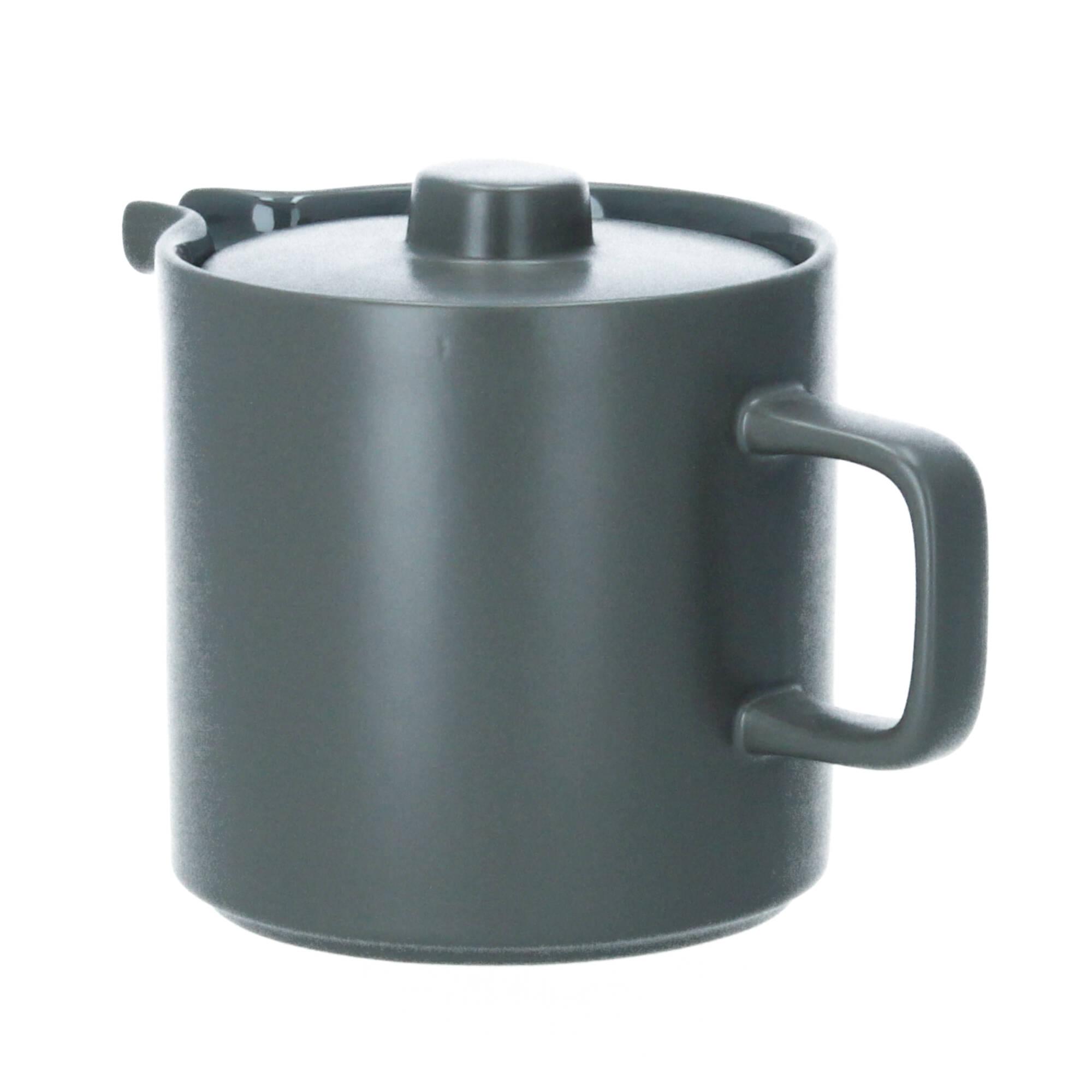 blomus Pilar Teekanne Kanne 1 L Keramik pewter zinngrau