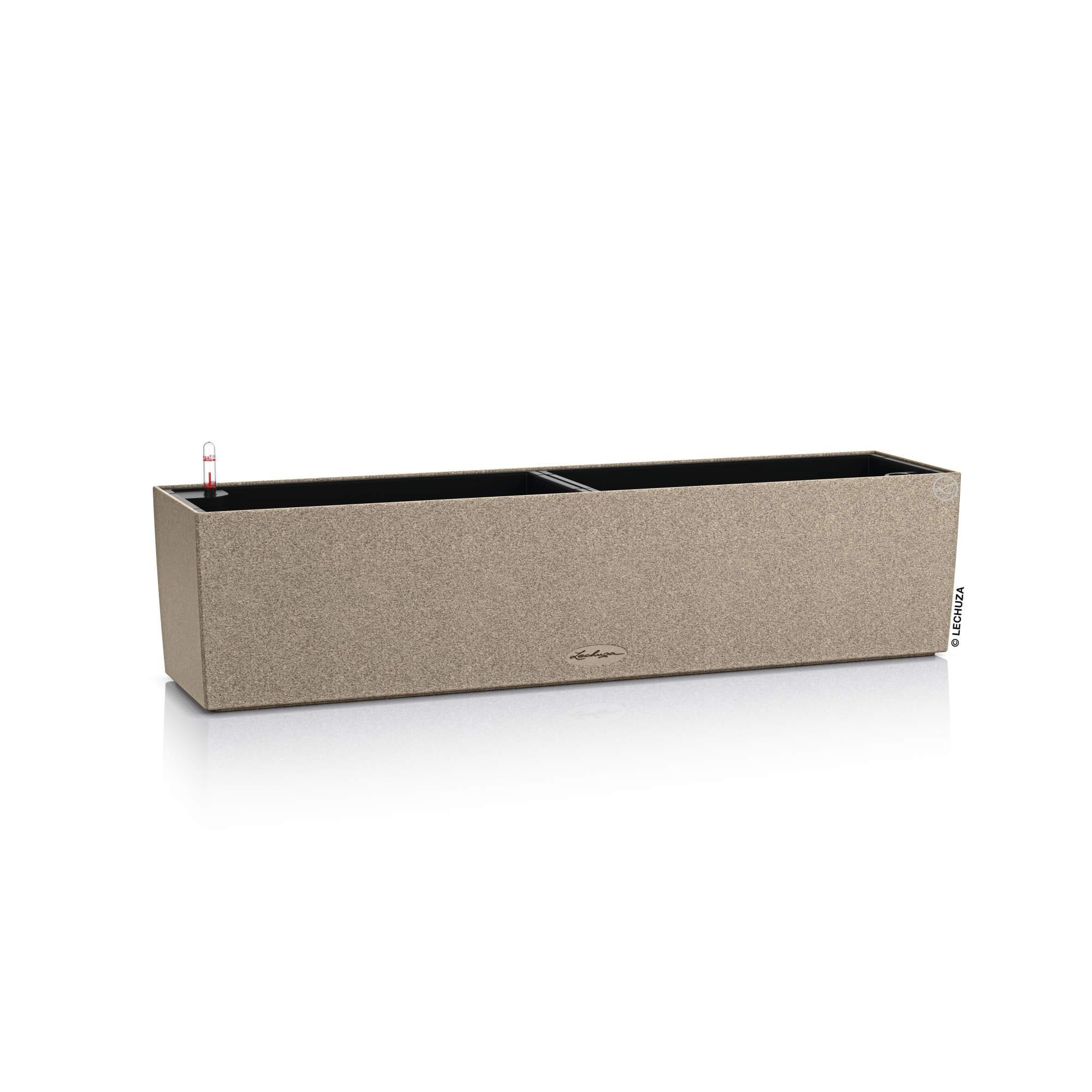 Lechuza Blumenkasten Balconera Stone 80 sandbeige