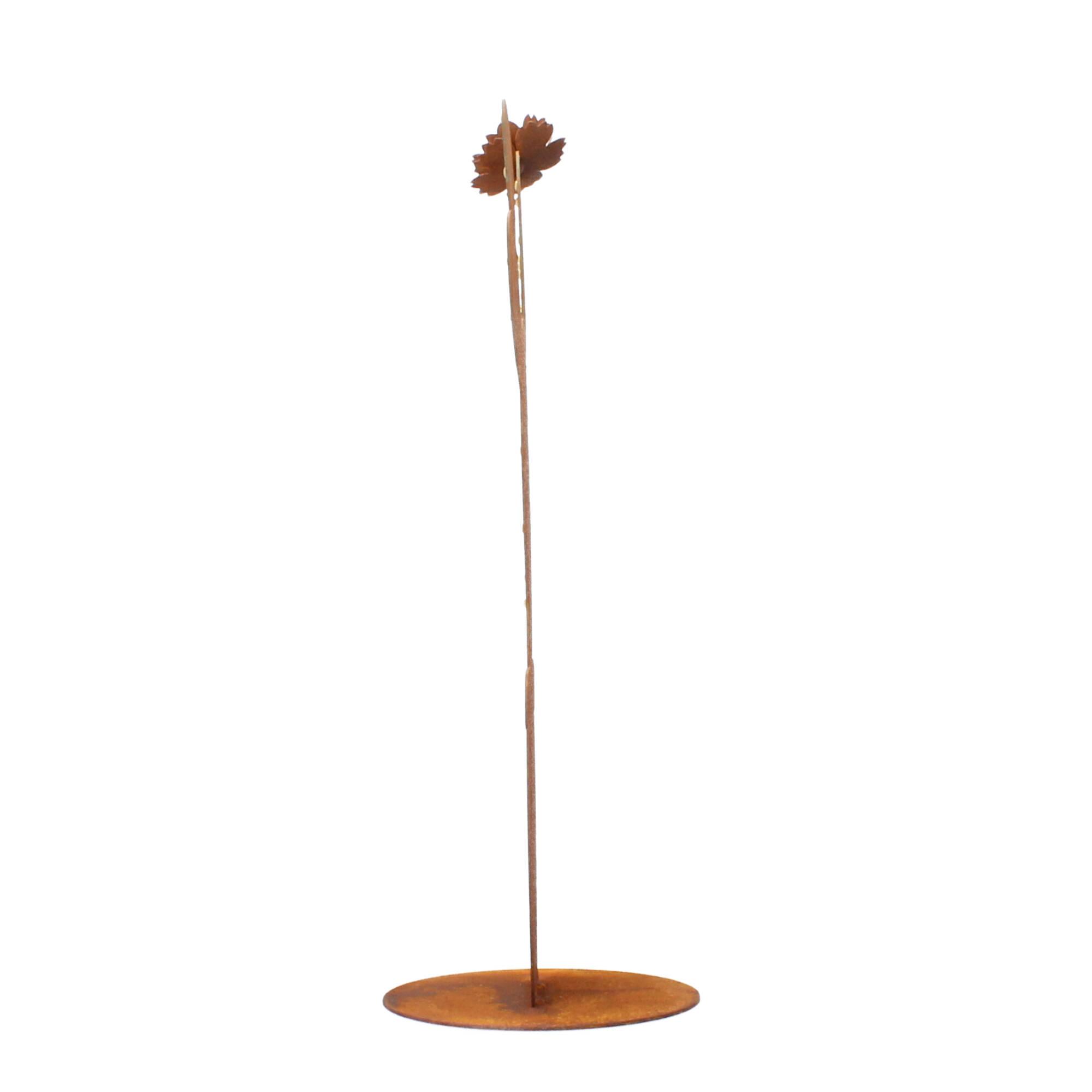 Saremo Gartendeko Edelrost Kaktus 60cm 1 Blüte Saremo Gartendeko Edelrost Kaktus 60cm 1 Blüte