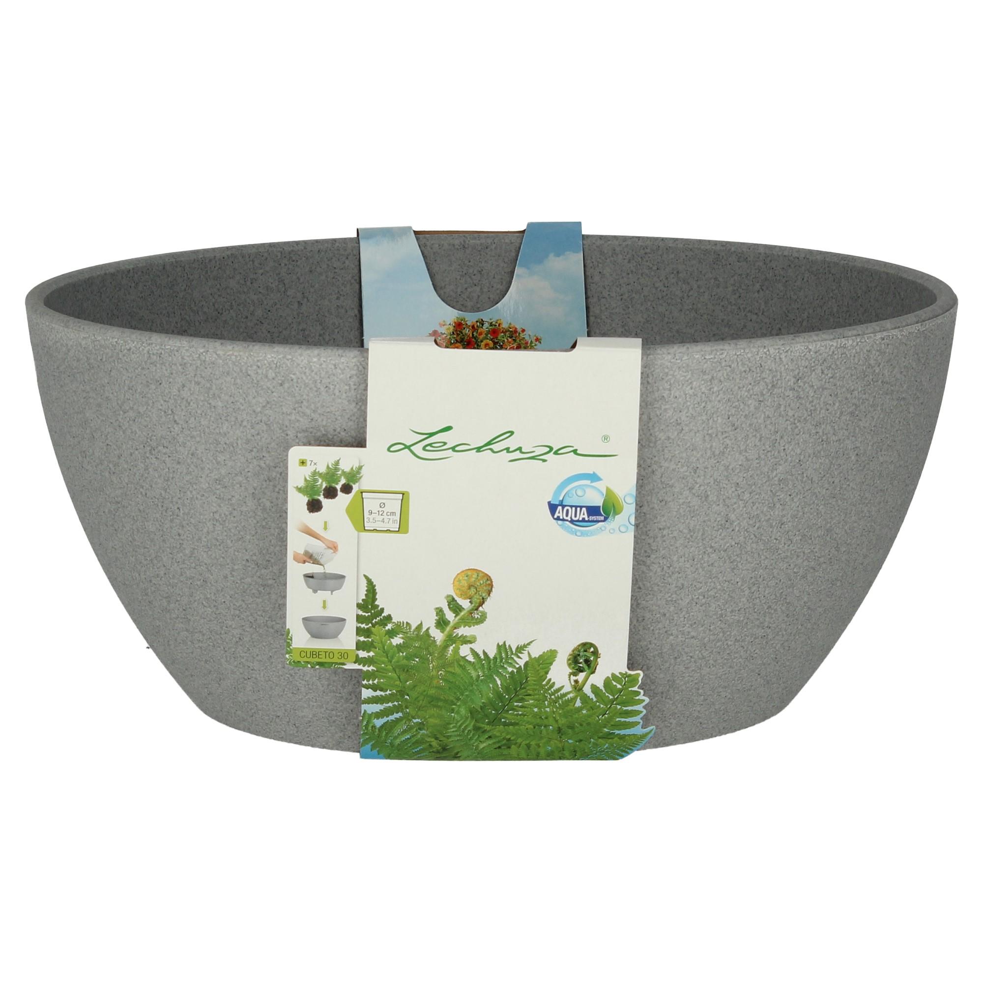 Lechuza Pflanzschale Cubeto Color 30 steingrau Lechuza Pflanzschale Cubeto Color 30 steingrau