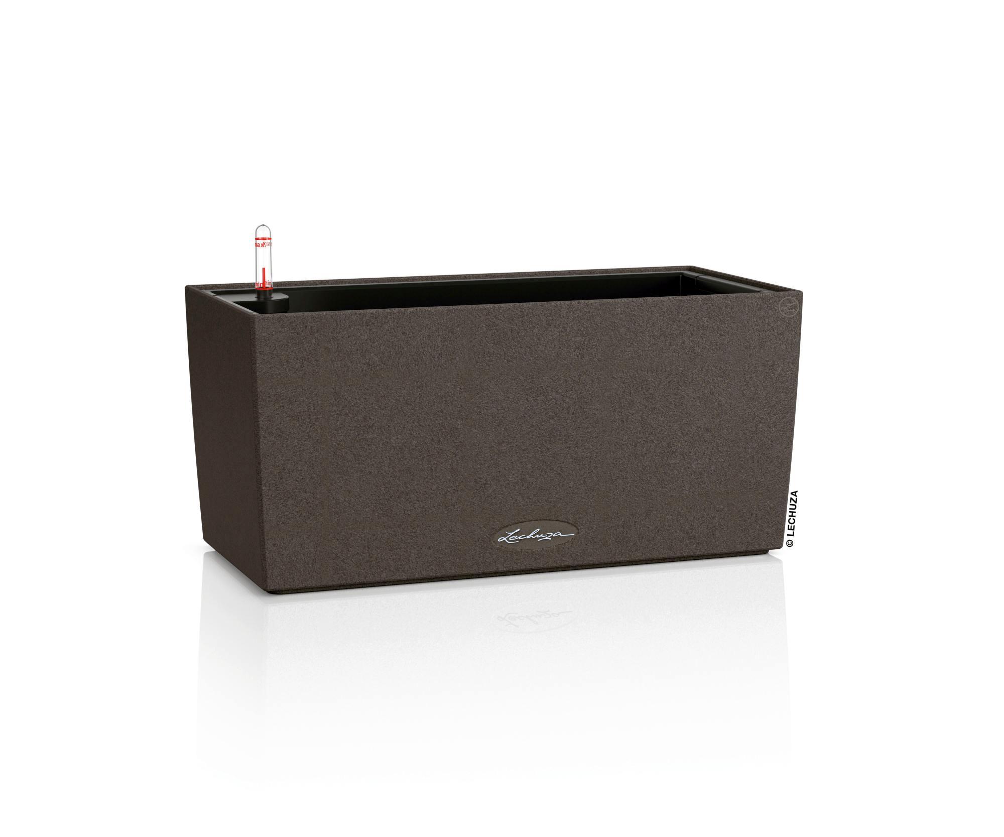 Lechuza Blumenkasten Balconera Stone 40 graphitschwarz 15426