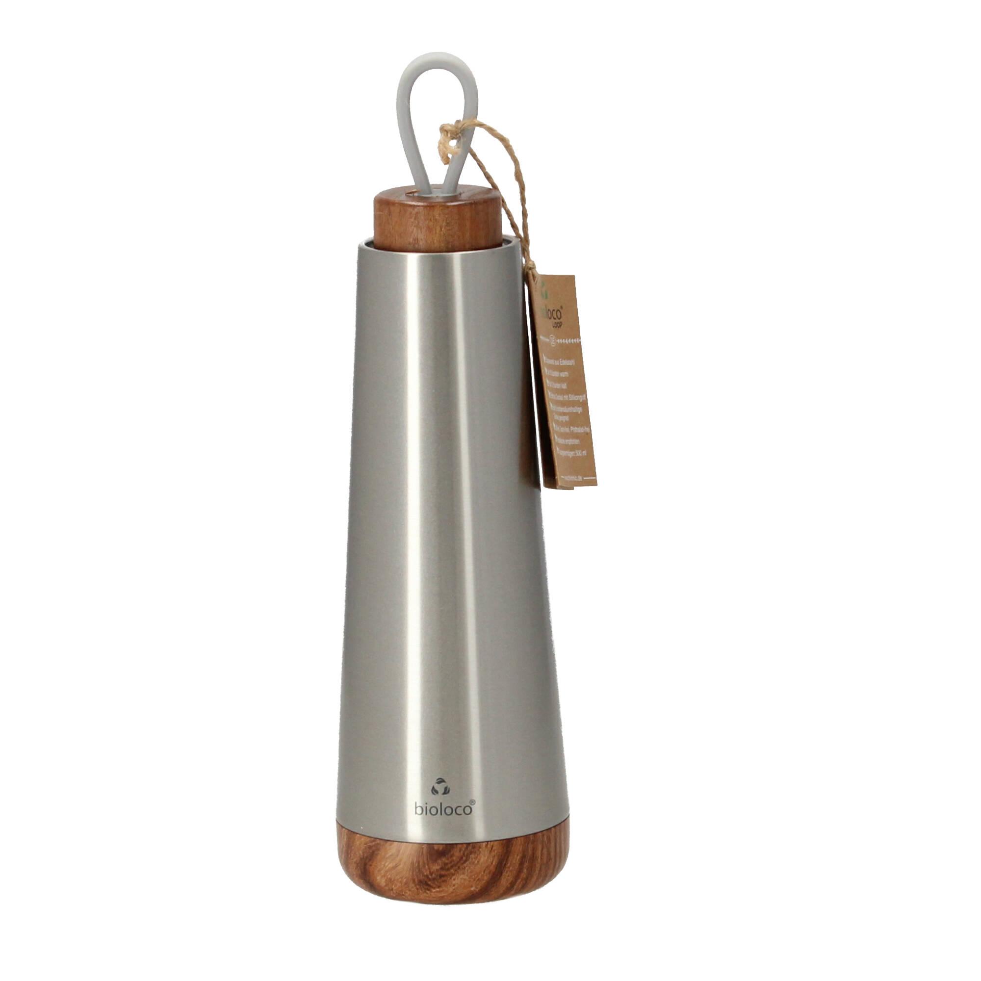 chic.mic bioloco loop Isolierflasche Thermosflasche silber