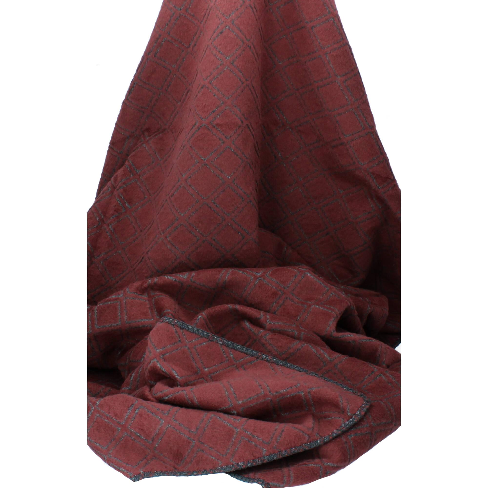 David Fussenegger Struktur Plaid DECO Rauten 130x200 cm schokobraun David Fussenegger Struktur Plaid DECO Rauten 130x200 cm schokobraun