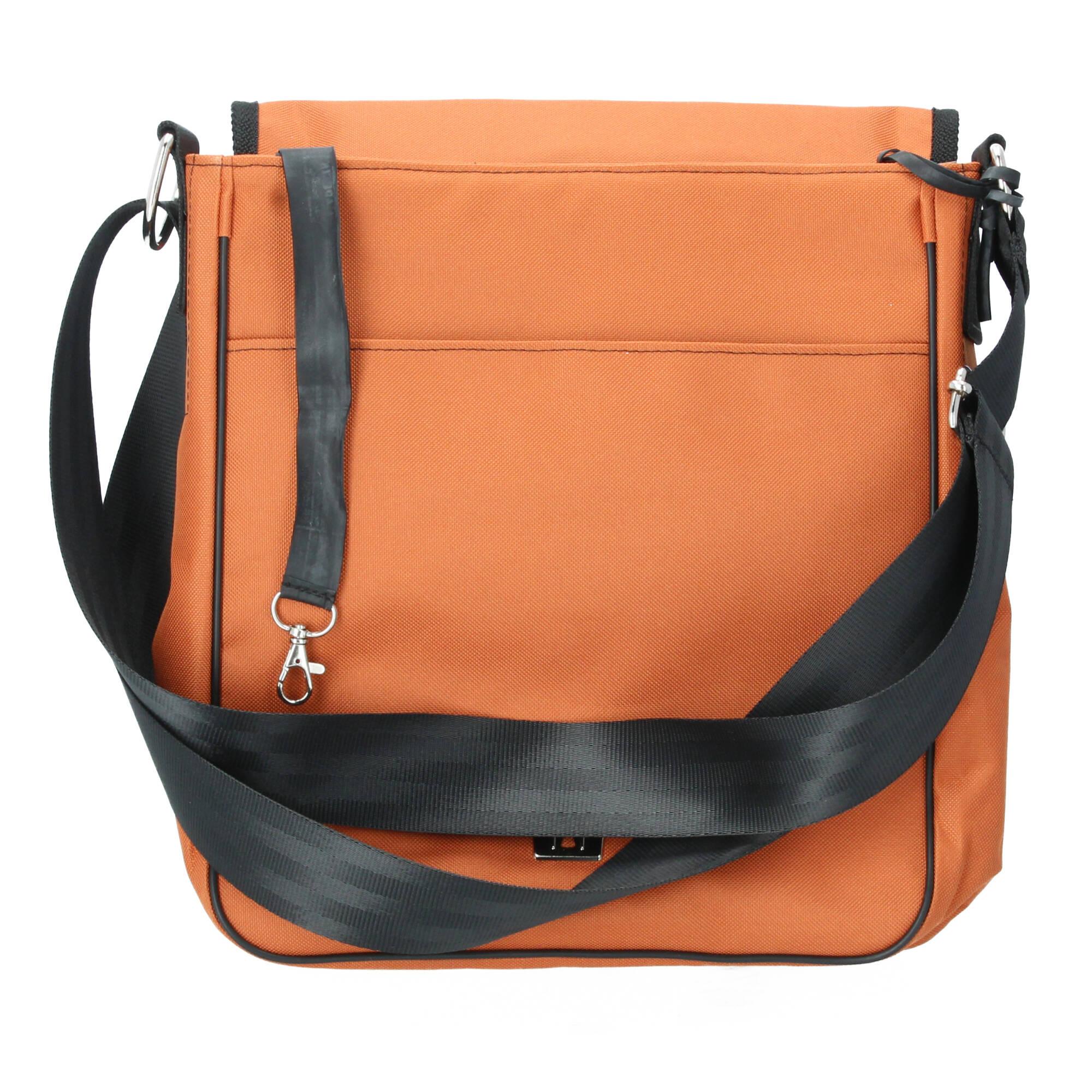 Stef Fauser Umhängetasche Velotti 33x30x8 cm orange
