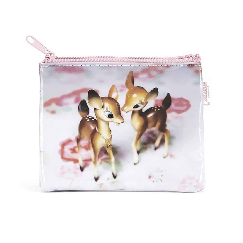 Catseye London Mini Geldbörse Deer on Rose Reh Catseye London Mini Geldbörse Deer on Rose Reh