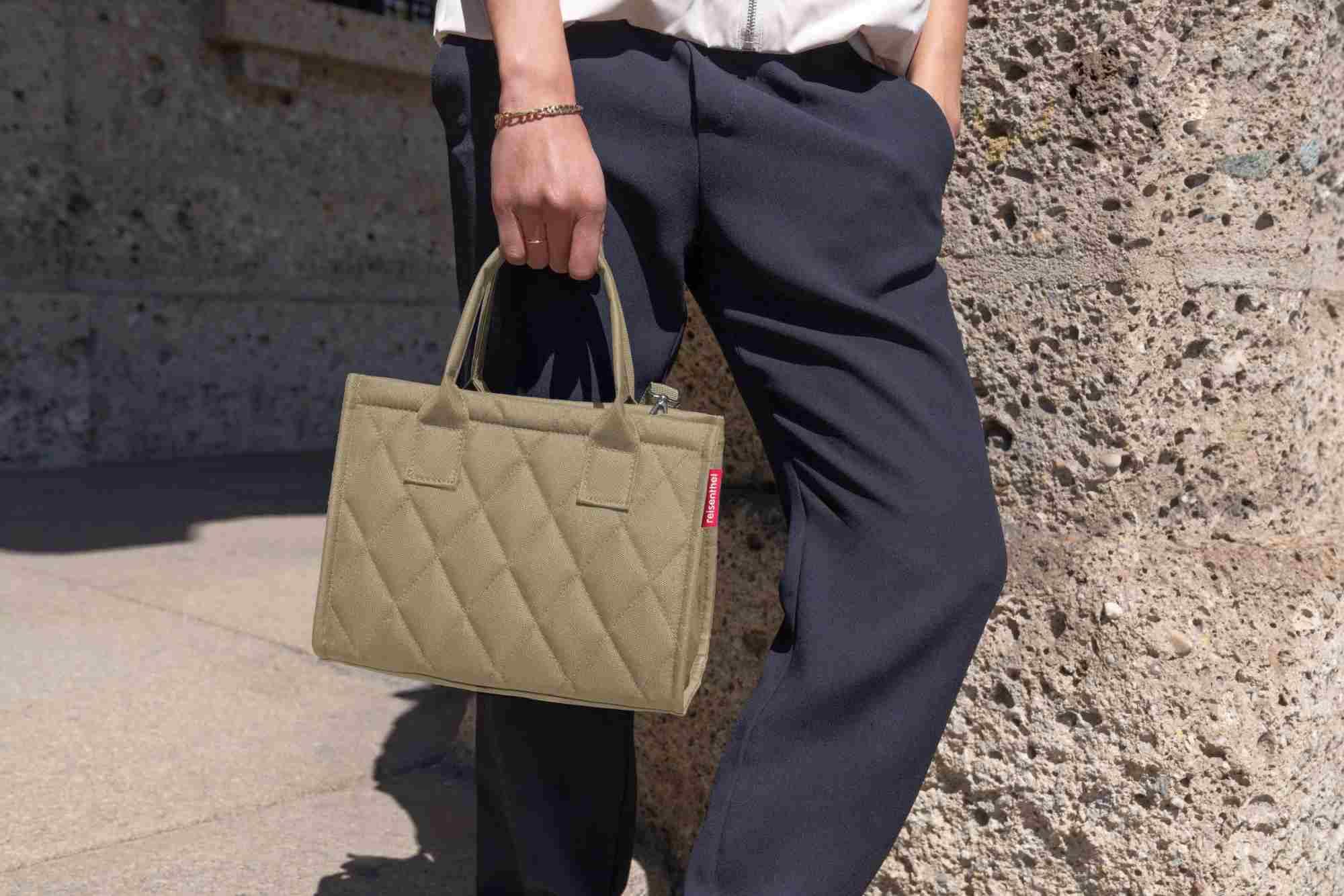 reisenthel Handtasche daily shopper XS Rhombus Olive GN5046