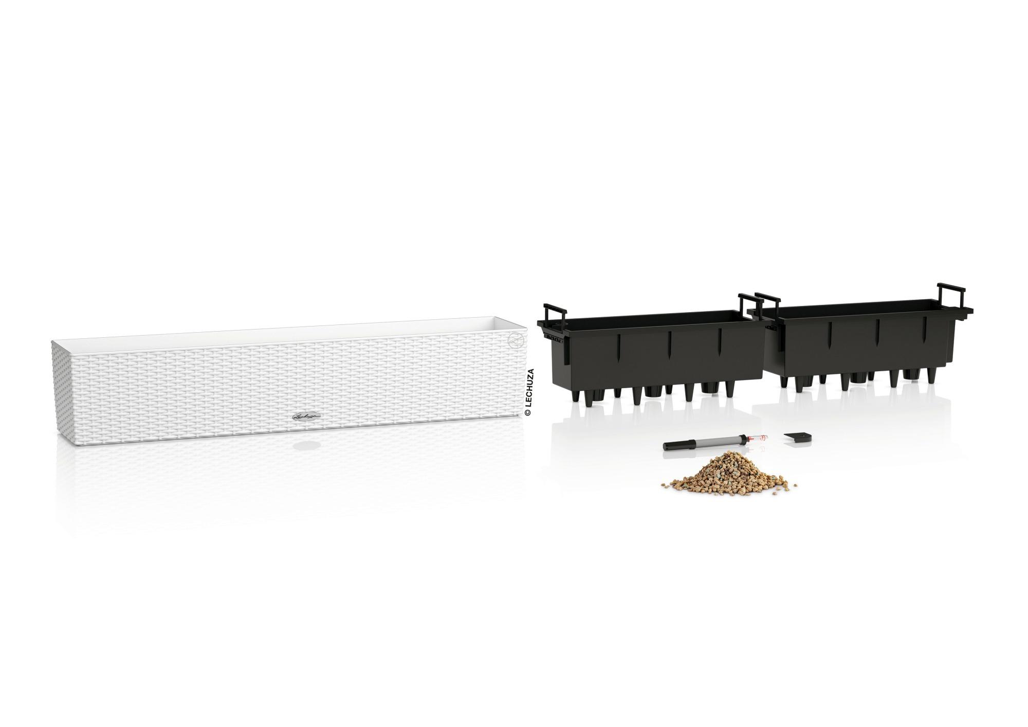 Lechuza Blumenkasten Balconera Cottage 100 Weiß 15910 Lechuza Blumenkasten Balconera Cottage 100 Weiß 15910