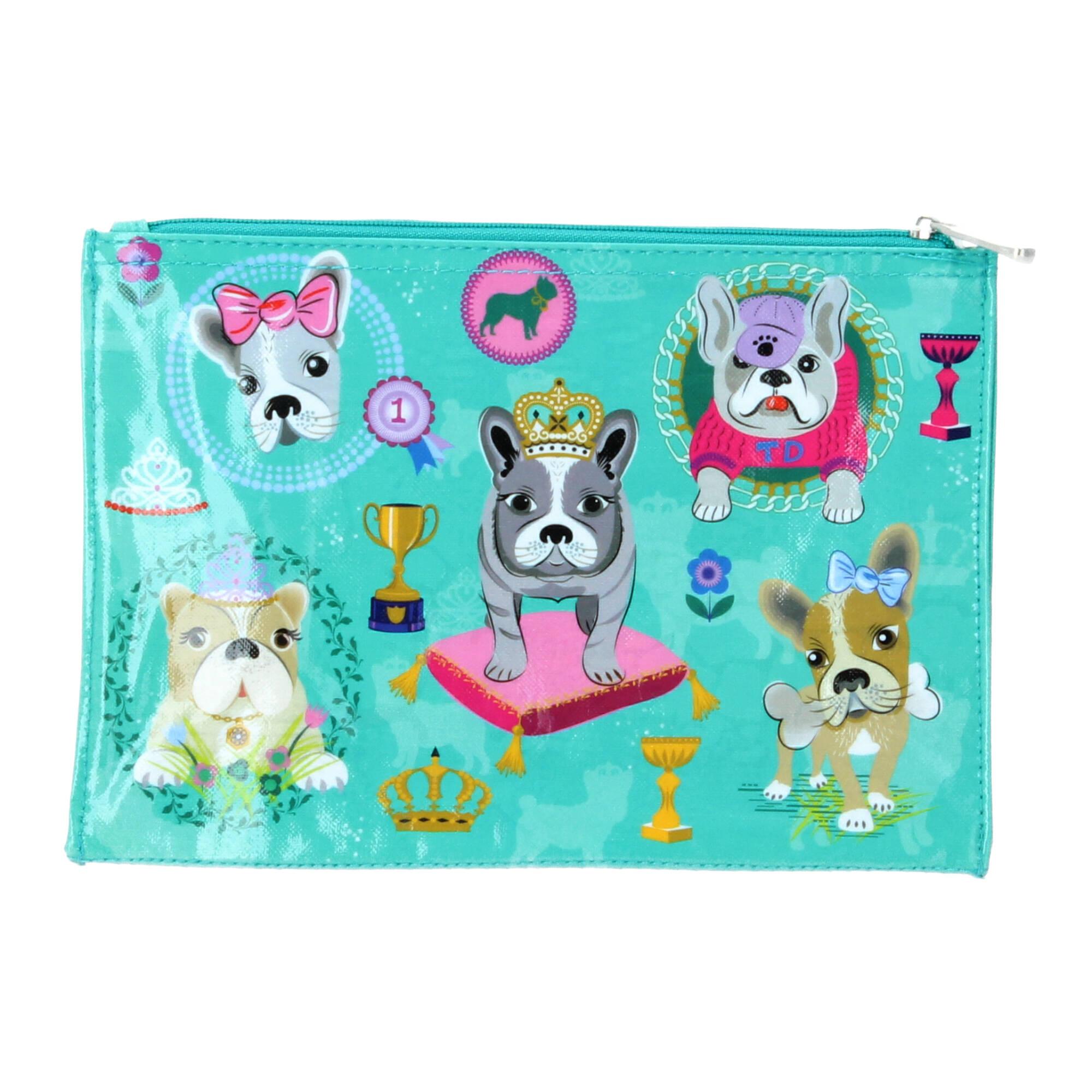 Ideefix Mäppchen beschichtet Hunde Stiftemappe Mappe Etui Leckerli