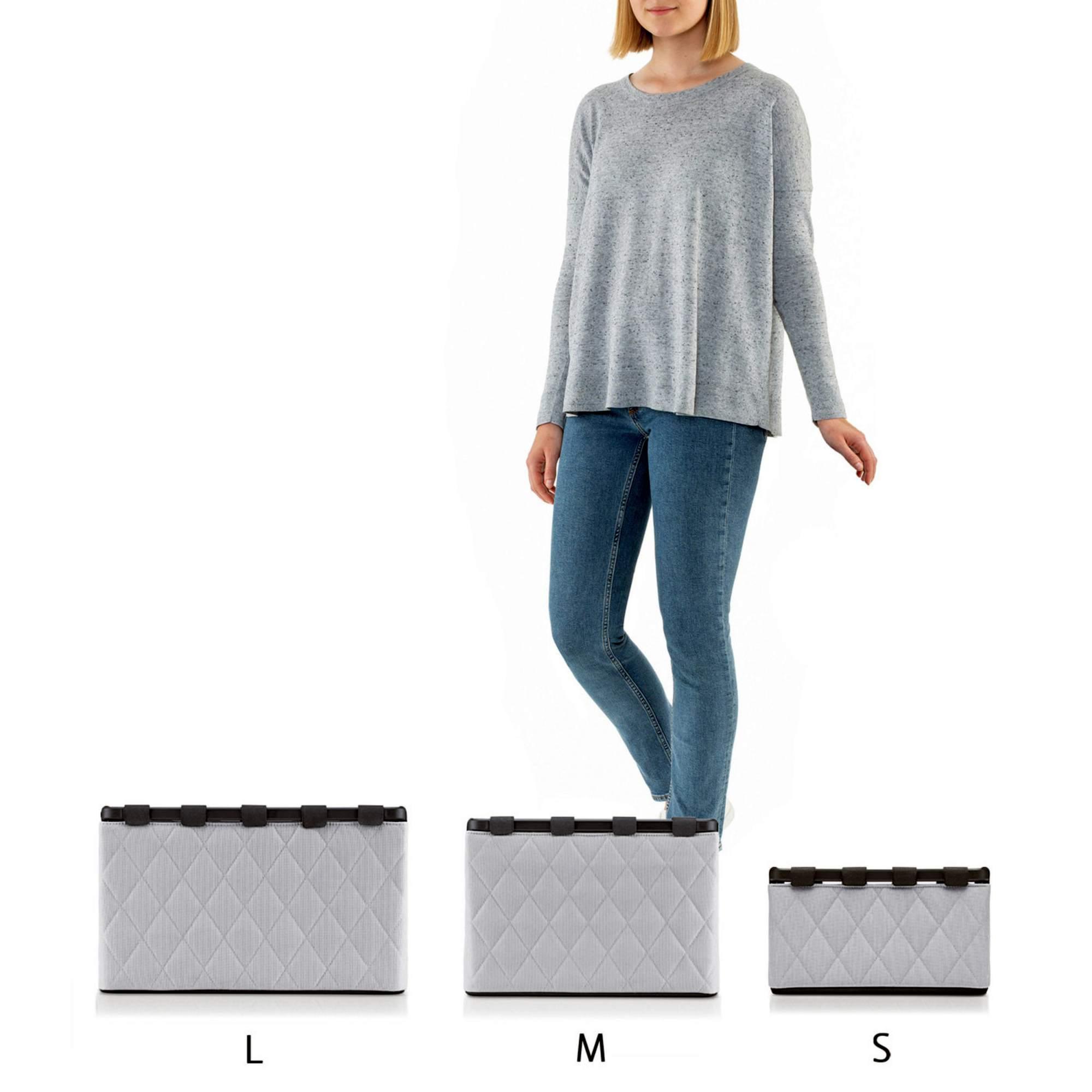 reisenthel Aufbewahrungsbox Framebox M Rhombus Light Grey XG7062 reisenthel Aufbewahrungsbox Framebox M Rhombus Light Grey XG7062