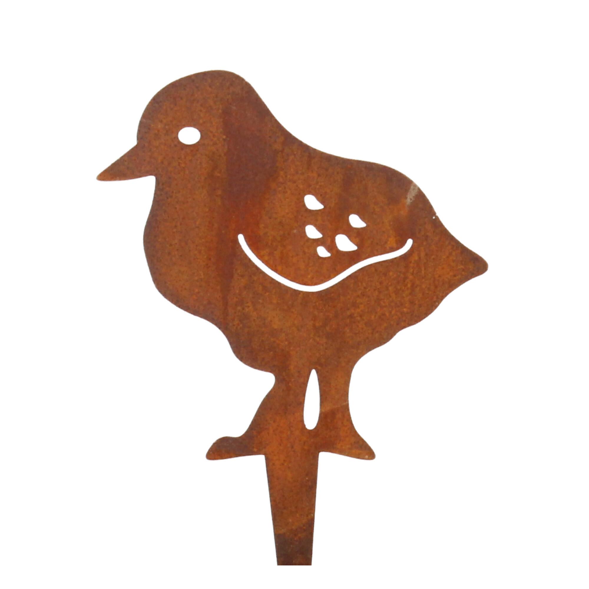 Lünemann Gartenstecker Ederost Küken 12x15cm