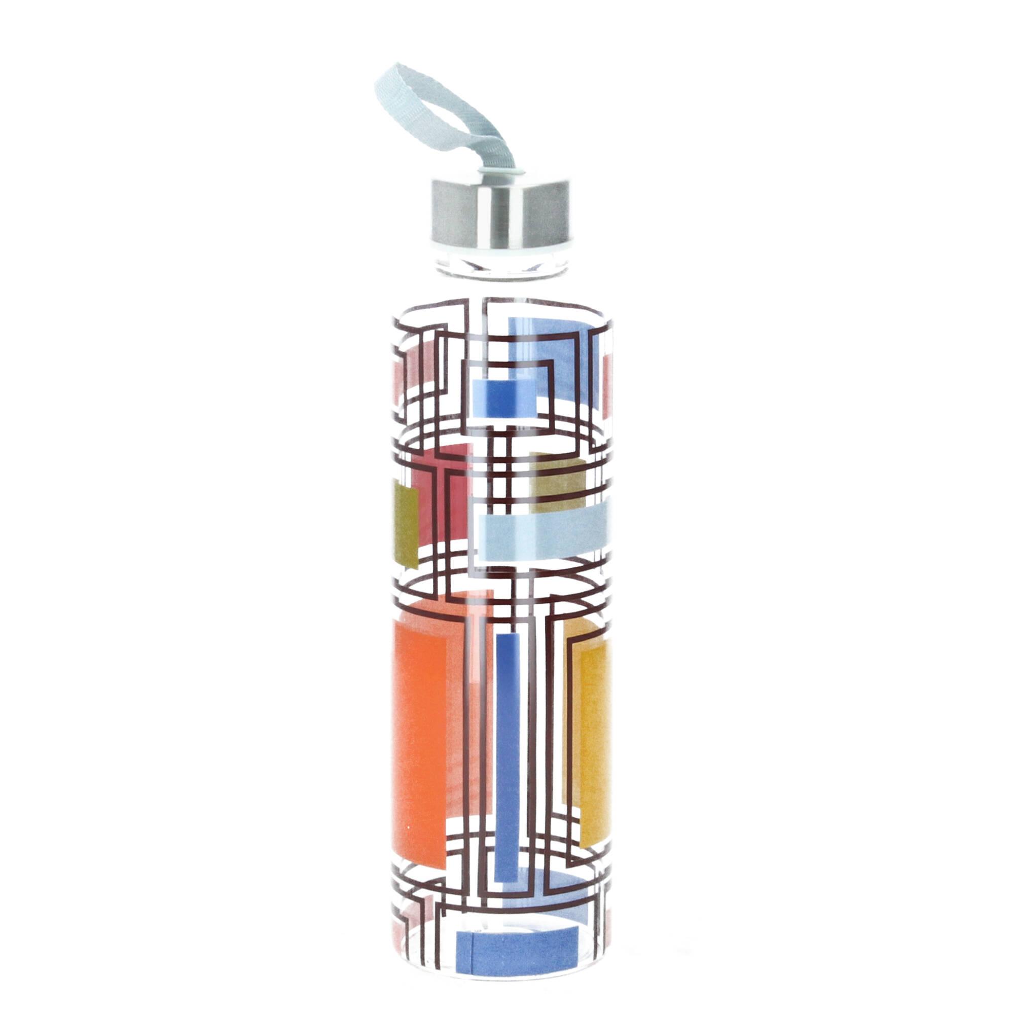 PPD Trinkflasche Glasflasche London 550 ml bunt