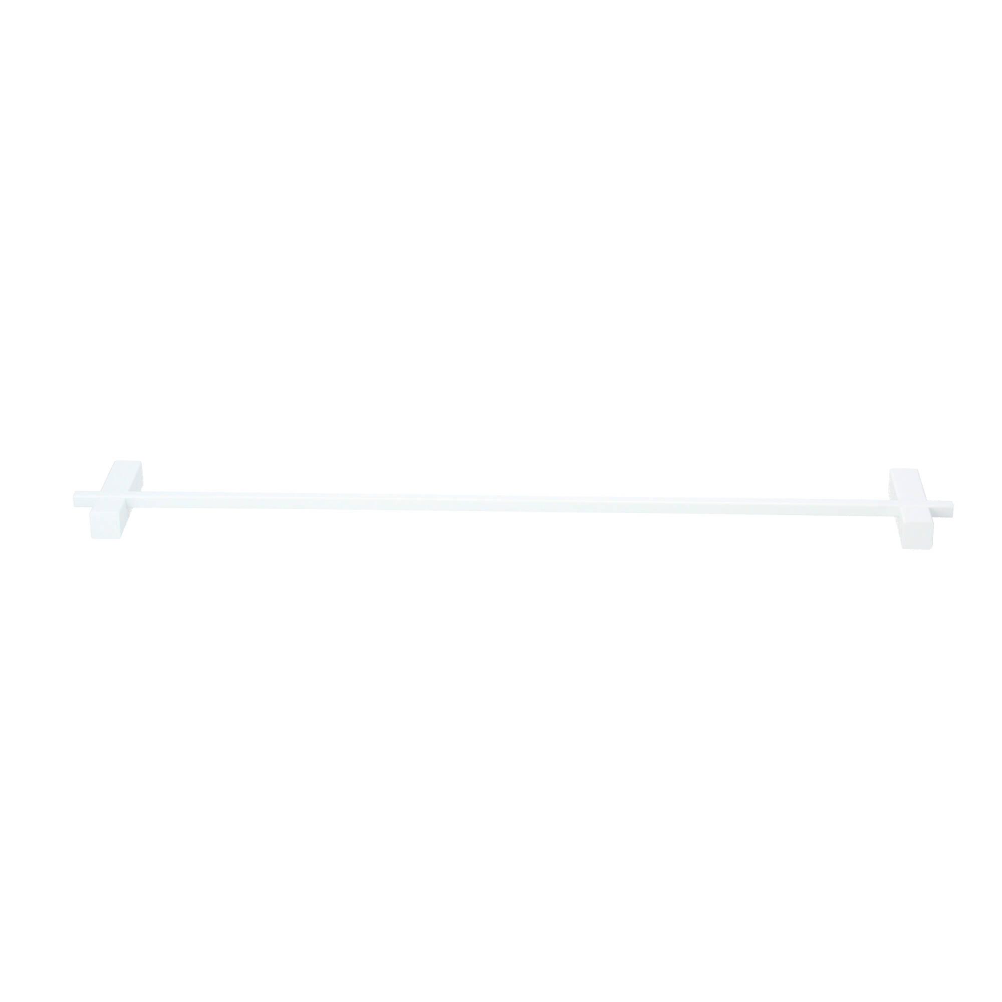 Zack Carvo Handtuchstange 66cm Edelstahl weiß Zack Carvo Handtuchstange 66cm Edelstahl weiß