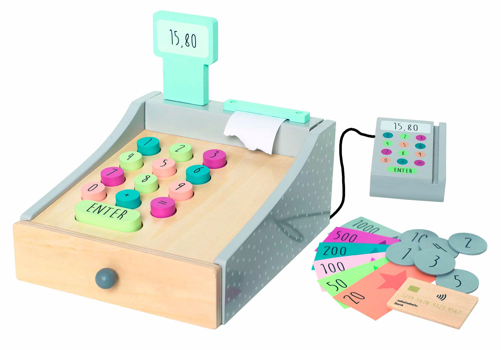 JaBaDaBaDo Holzspielzeug Spiel-Kasse 3+ JaBaDaBaDo Holzspielzeug Spiel-Kasse 3+