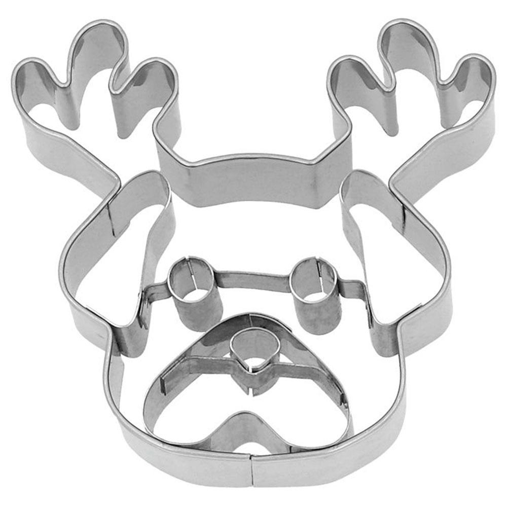 Birkmann Präge-Ausstechform Edelstahl Weihnachtsmops 6,5cm Birkmann Präge-Ausstechform Edelstahl Weihnachtsmops 6,5cm