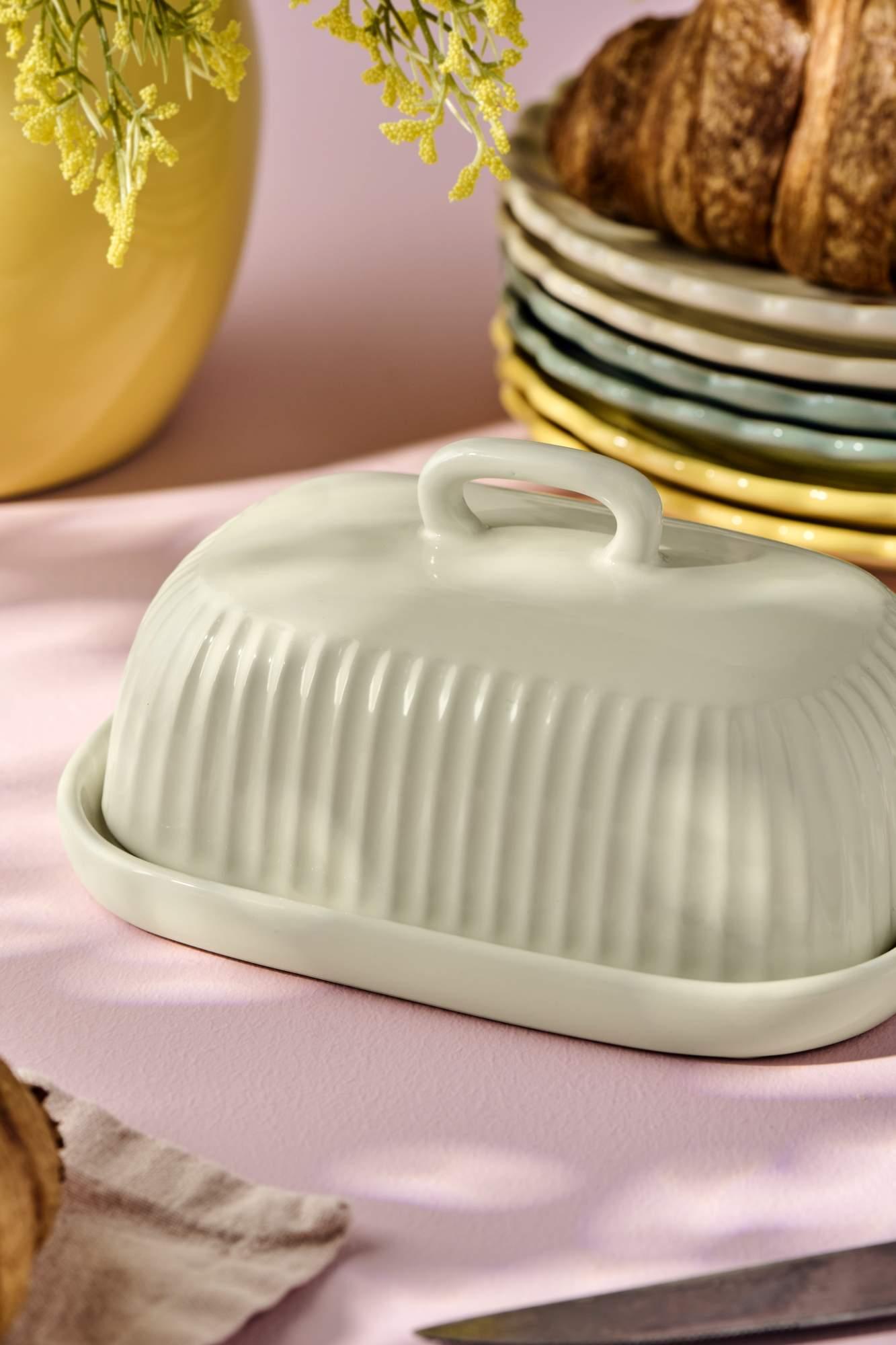 IB Laursen Butterdose Butterbox Mynte Butter Cream weiß