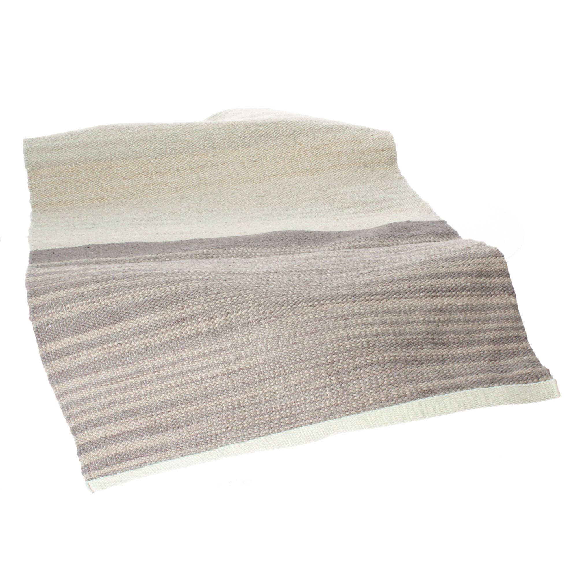 Bloomingville Teppich 100x60 cm Polyester mehrfarbig grau Bloomingville Teppich 100x60 cm Polyester mehrfarbig grau