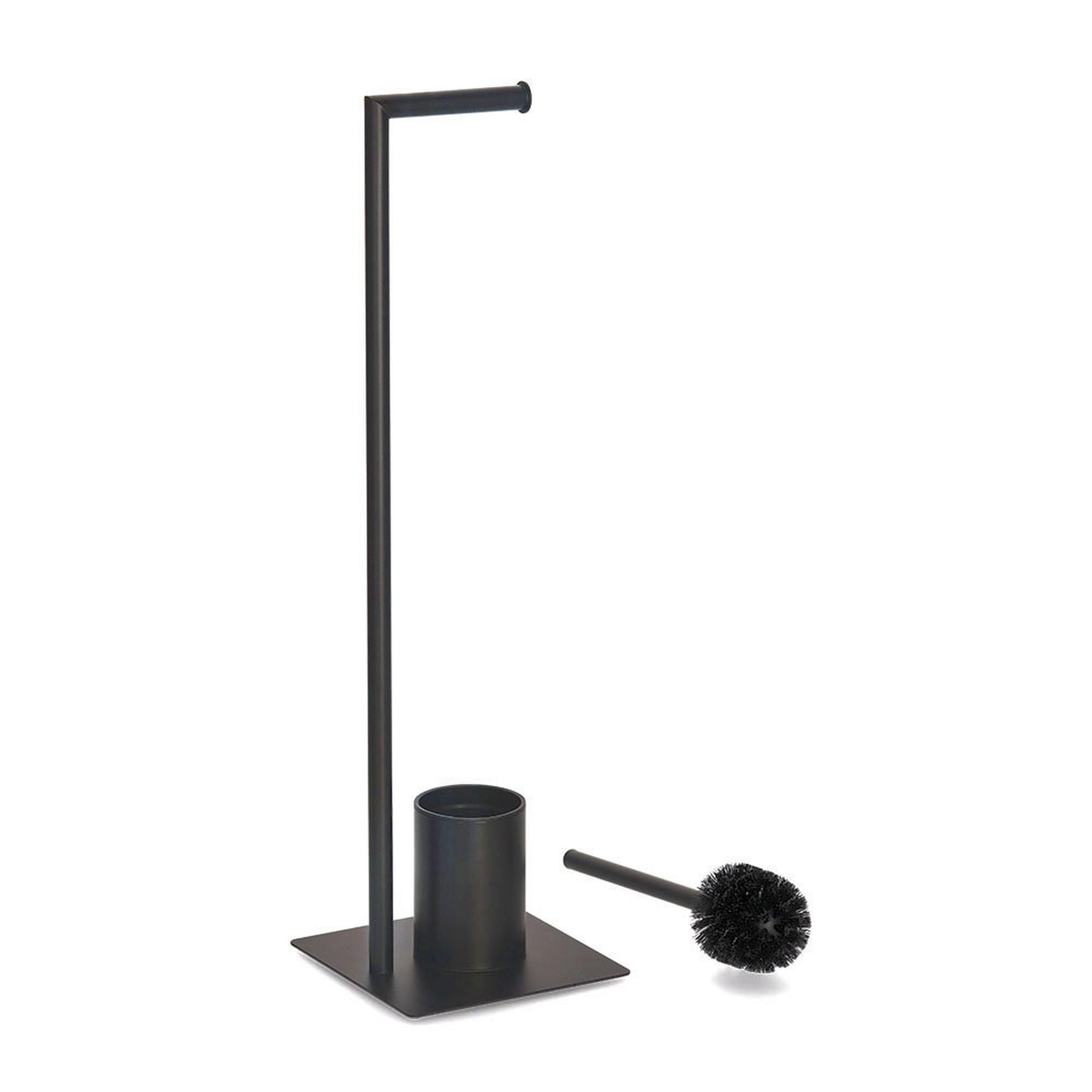 Zeller Present WC-Garnitur Toilettenbutler Metall schwarz 18970