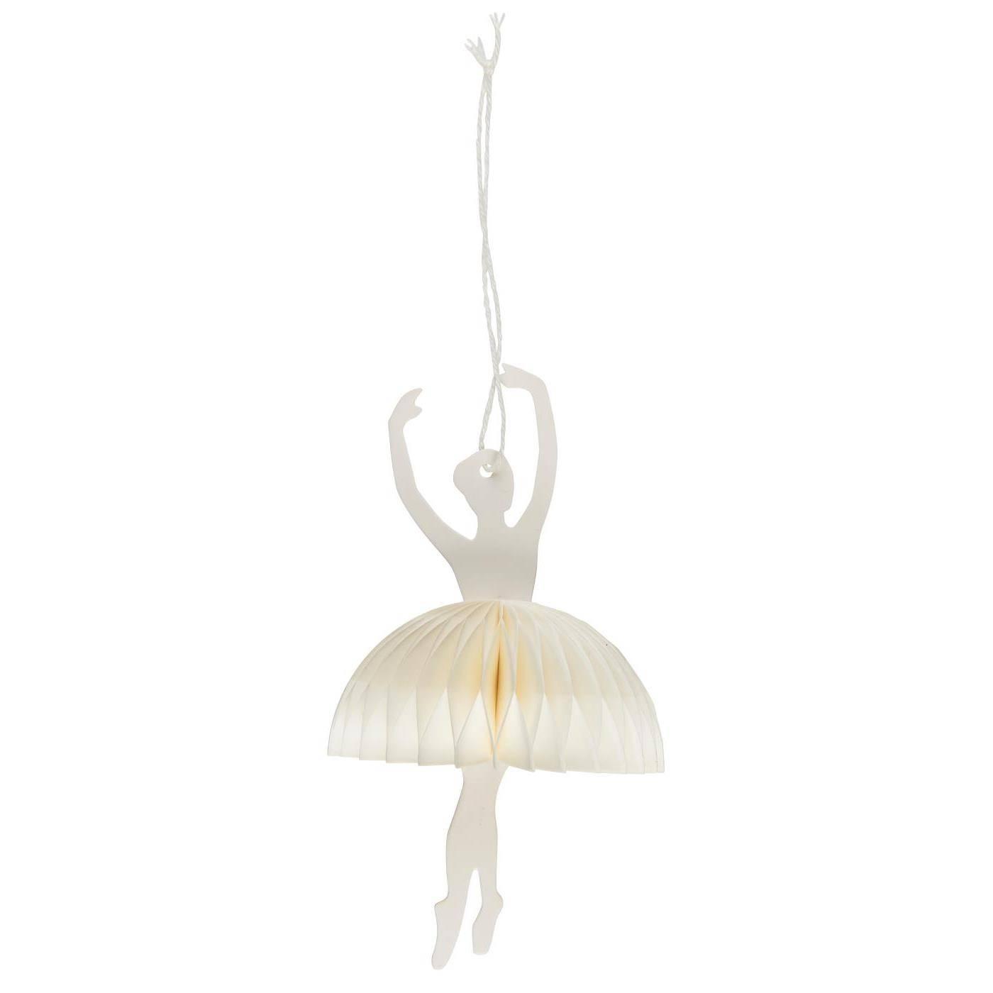 IB Laursen Scherenschnitt Ballerina Relevéposition weiß IB Laursen Scherenschnitt Ballerina Relevéposition weiß