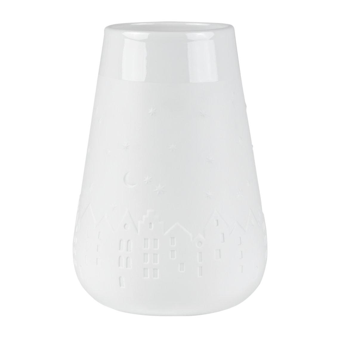 räder Vase Winterstadt H20cm D14cm Porzellan weiß 0091038 räder Vase Winterstadt H20cm D14cm Porzellan weiß 0091038