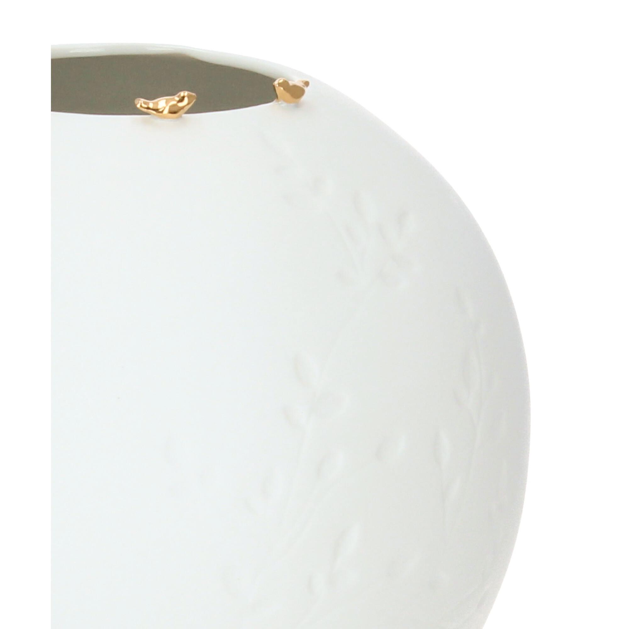 räder Zuhause Porzellangeschichten Vase Ast Vogel gold H 22 cm D 25 cm räder Zuhause Porzellangeschichten Vase Ast Vogel gold H 22 cm D 25 cm