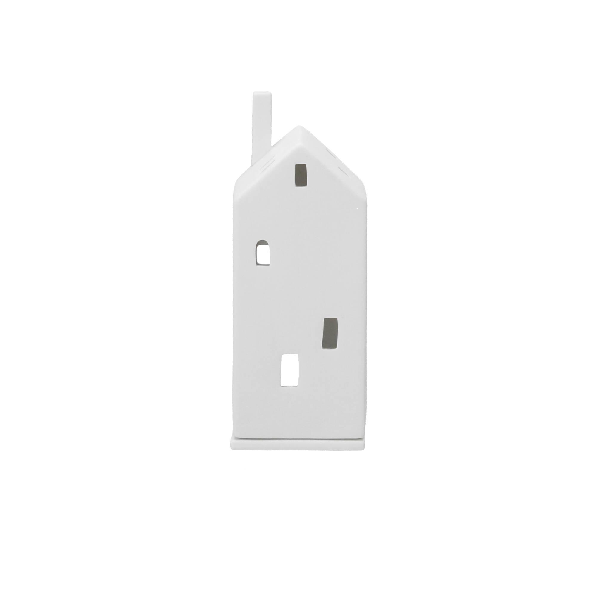 räder Zuhause Lichthaus große Tür Porzellan 19 cm weiß
