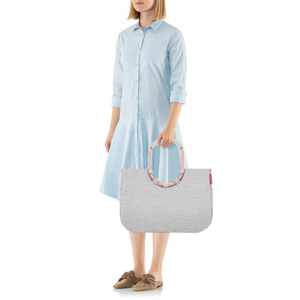 reisenthel Umhängetasche loopshopper L Frame Sky Rose Grau reisenthel Umhängetasche loopshopper L Frame Sky Rose Grau