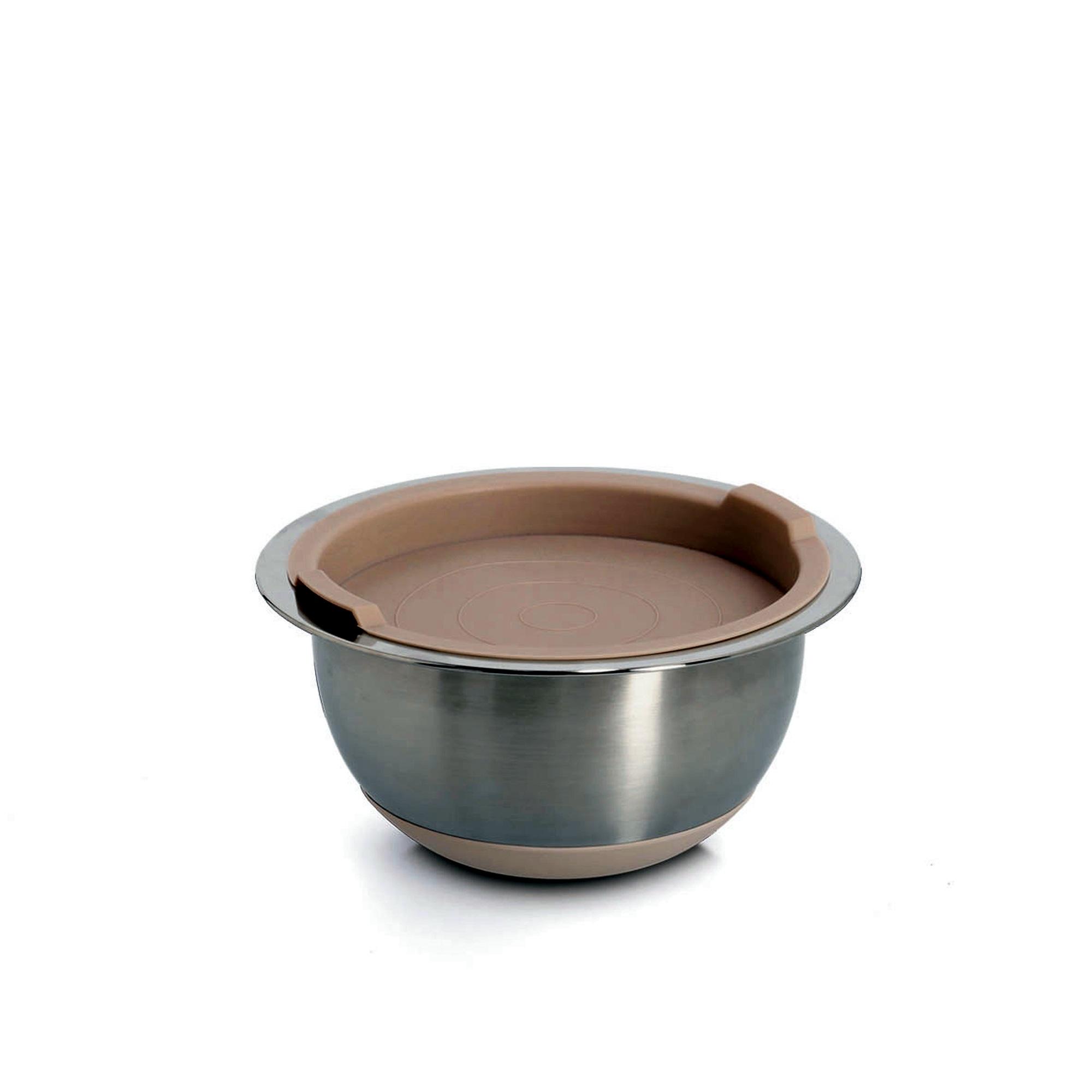 Zeller Schüssel-Set 3-teilig mit Deckeln Edelstahl 27369