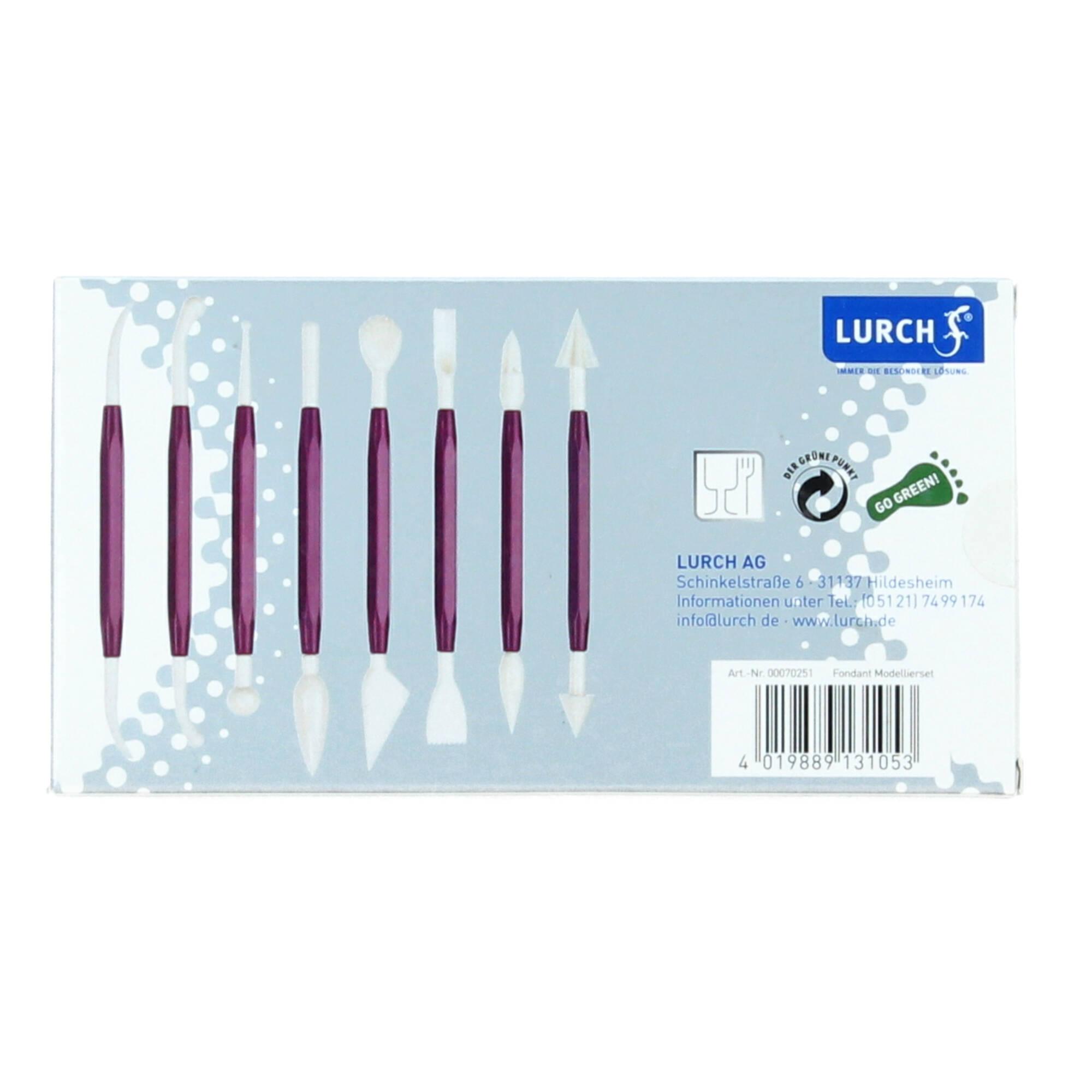 Lurch Modellierset Fondant Marzipan 8tllg. lila Lurch Modellierset Fondant Marzipan 8tllg. lila