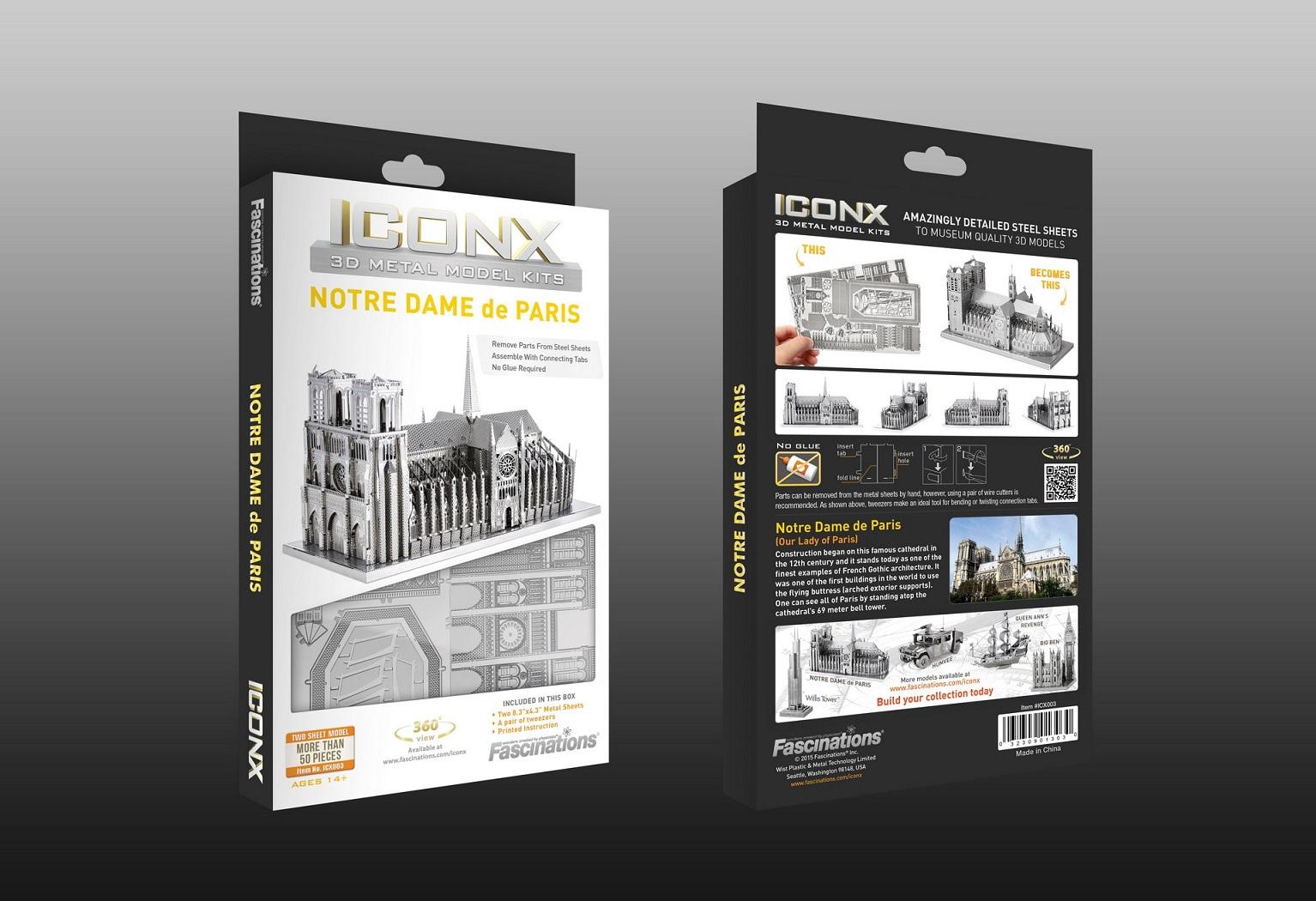Metal Earth 3D Modell Bausatz Tower of Pisa, ICX015
