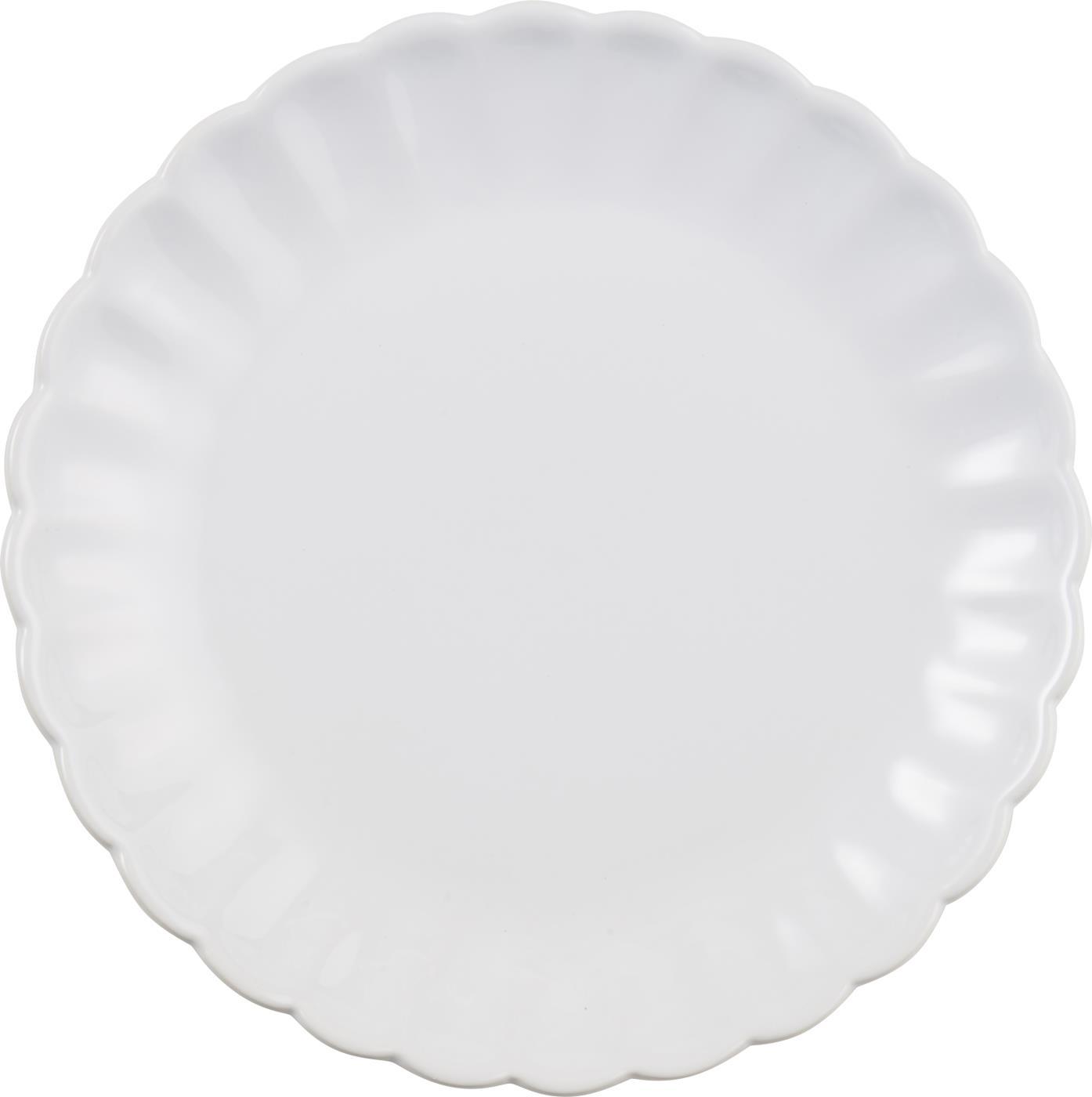 Ib Laursen Mynte Speiseteller Essteller pure white weiß