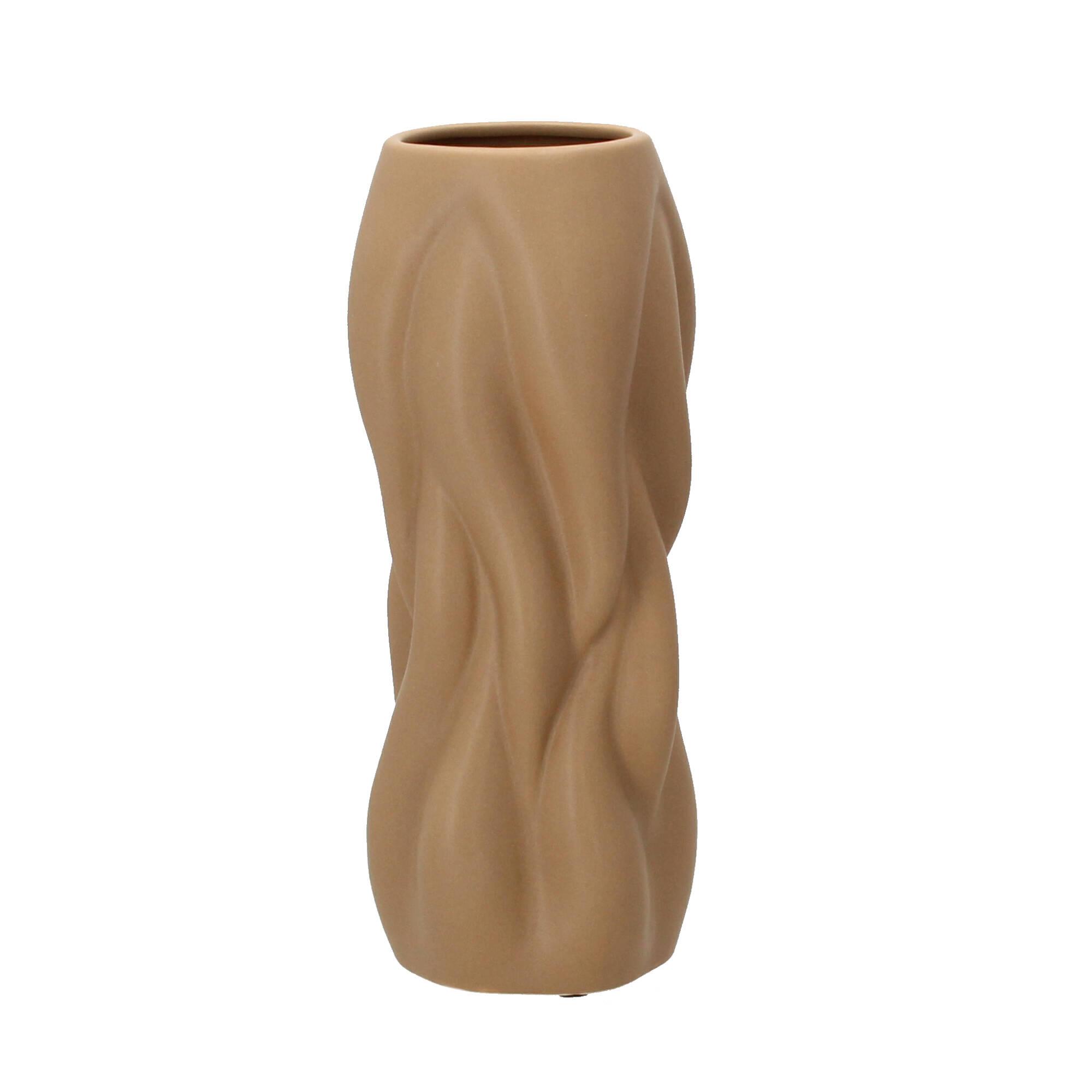 Villa Collection Vase Blumenvase braun