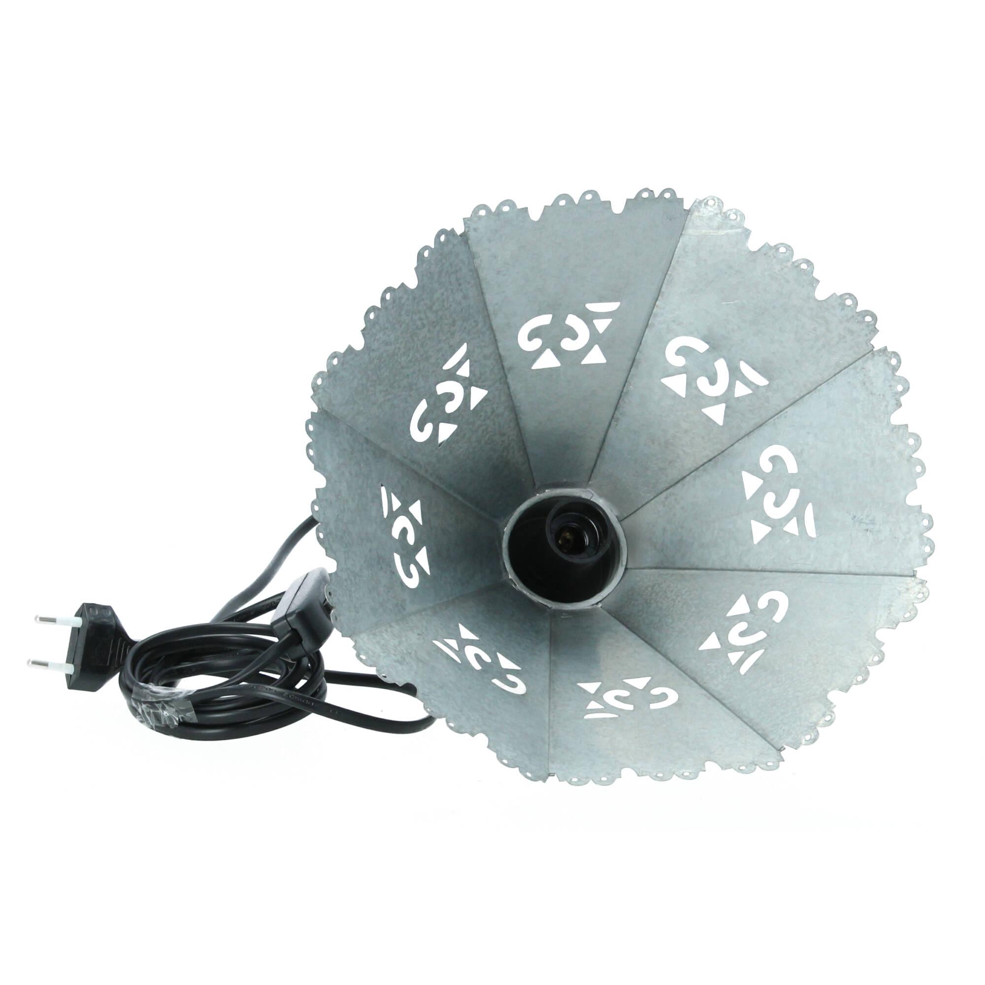 Hoff Lampe Metall Schirmlampe Deckenlampe Muster