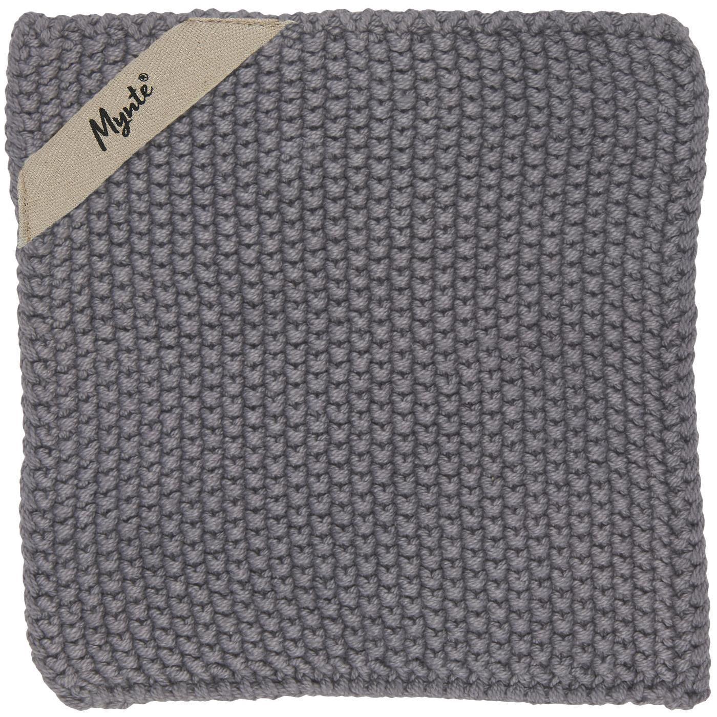 IB Laursen Topflappen Mynte dunkel-grau 22cm 6350-16
