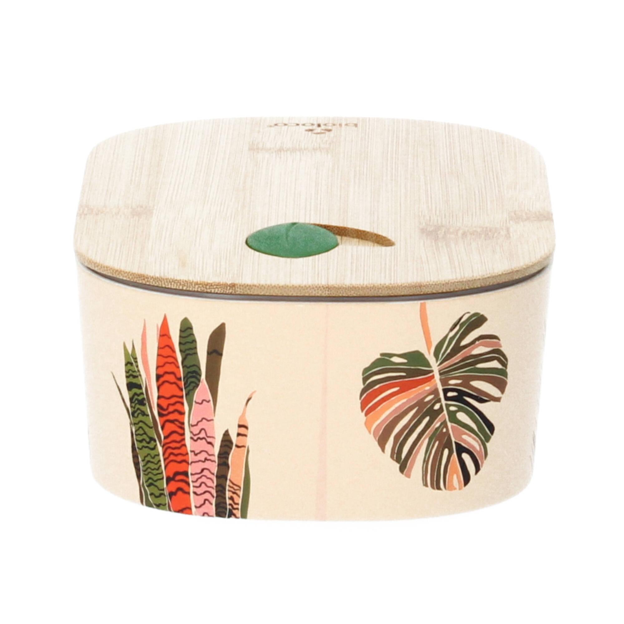 chic.mic Lunchbox bioloco plant oval colorful leaves BPLB108 chic.mic Lunchbox bioloco plant oval colorful leaves BPLB108