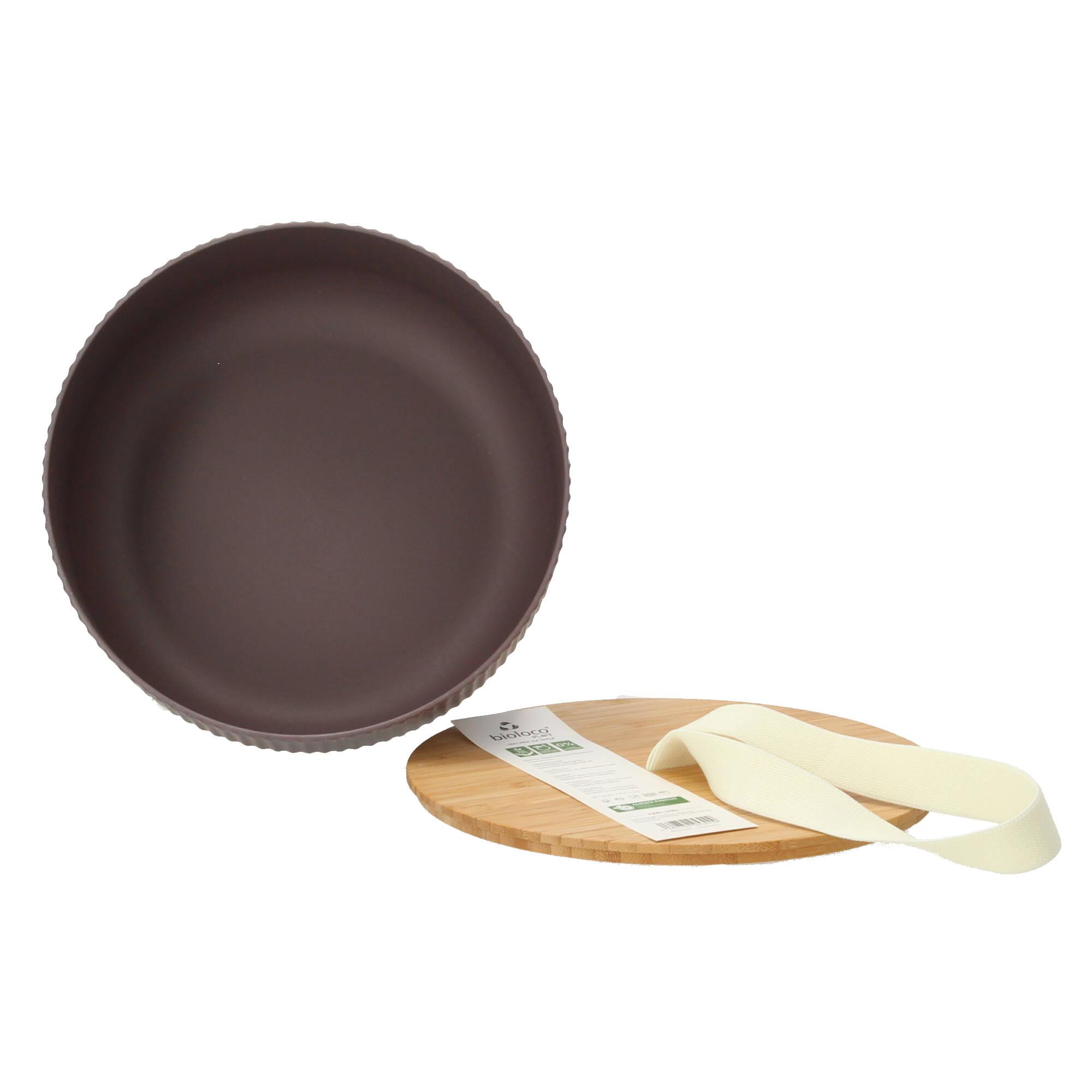 chic.mic bioloco plant deluxe salad bowl elderberry Salatschüssel Deckel lila