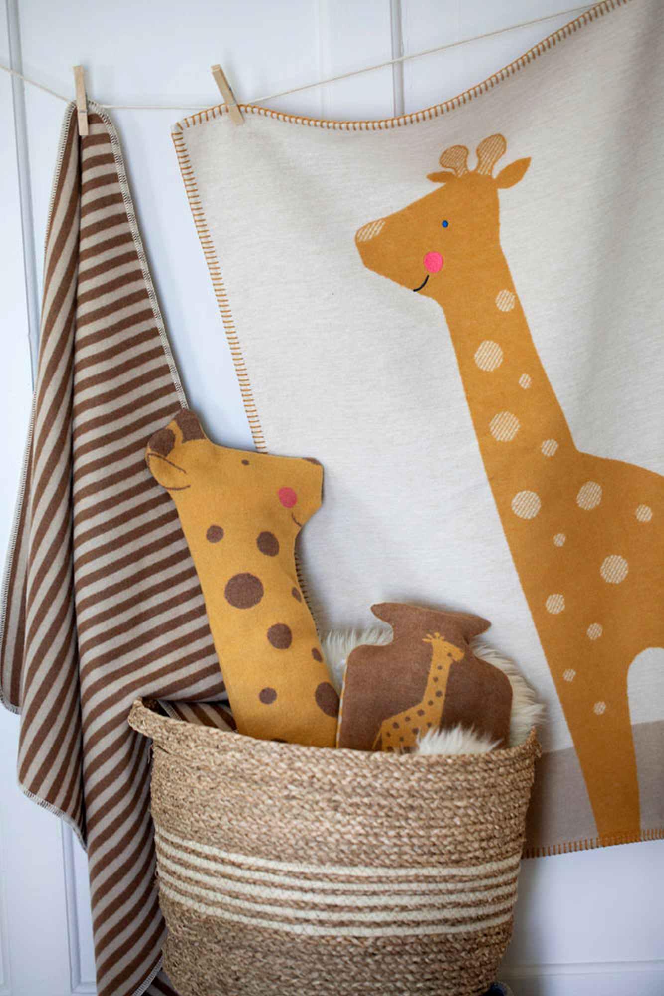 David Fussenegger Babydecke Giraffe Gelb 70x90cm David Fussenegger Babydecke Giraffe Gelb 70x90cm