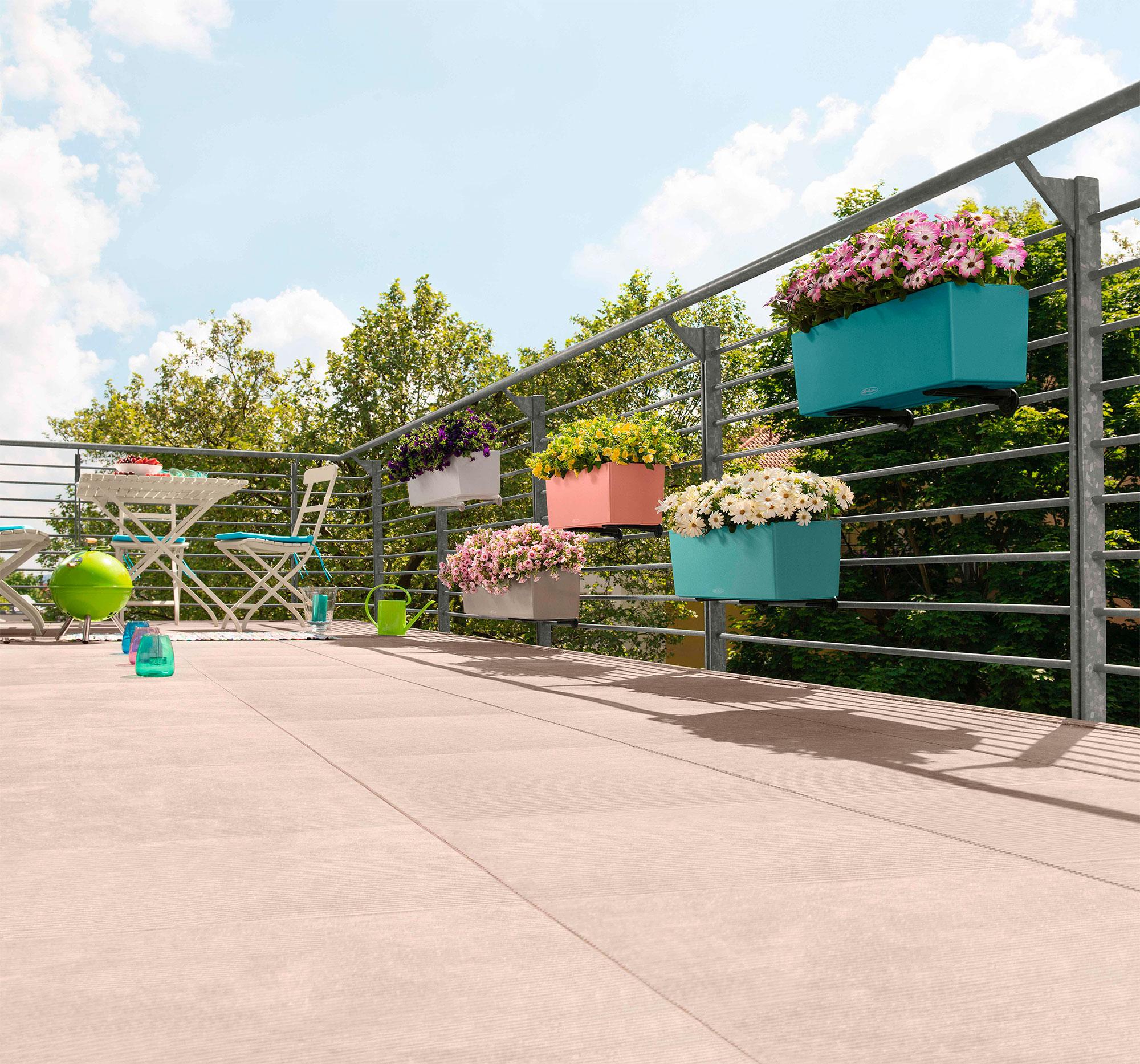 Lechuza Blumenkasten Balconera Color 50 sandbraun