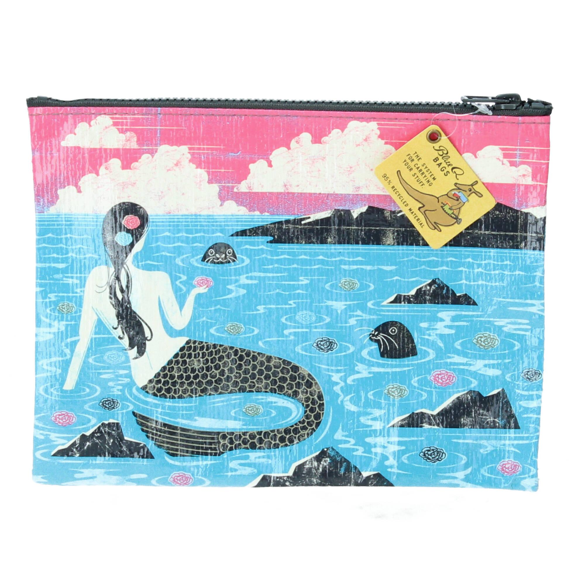 Blue-Q Zipper Pouch Kosmetiktasche Mermaid Recycling Blue-Q Zipper Pouch Kosmetiktasche Mermaid Recycling