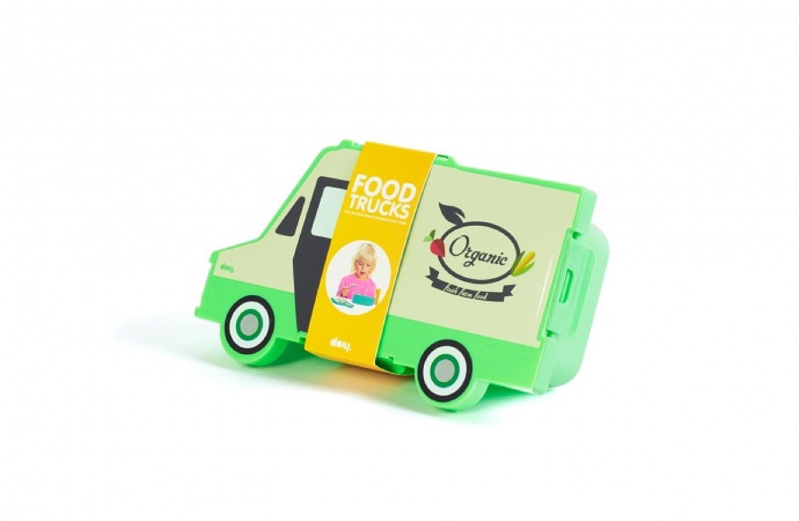 Doiy Lunchbox, Truck Grün, Frühstücksbox, DYFOODTOR