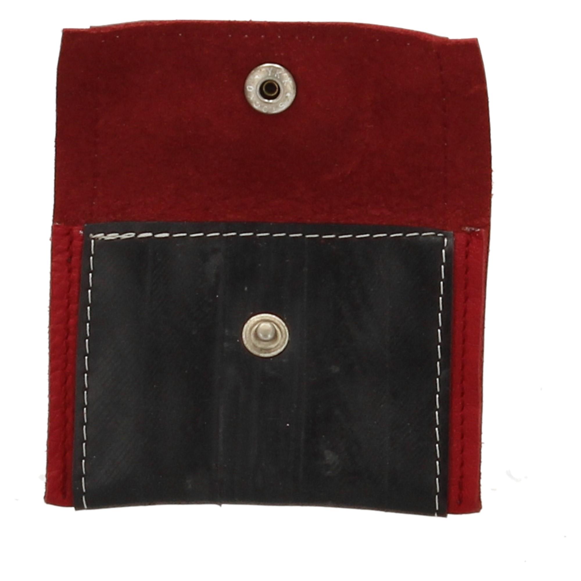 Stef Fauser Geldinger Leder Rot 10 x 7cm Portemonnaie Geldbeutel Stef Fauser Geldinger Leder Rot 10 x 7cm Portemonnaie Geldbeutel