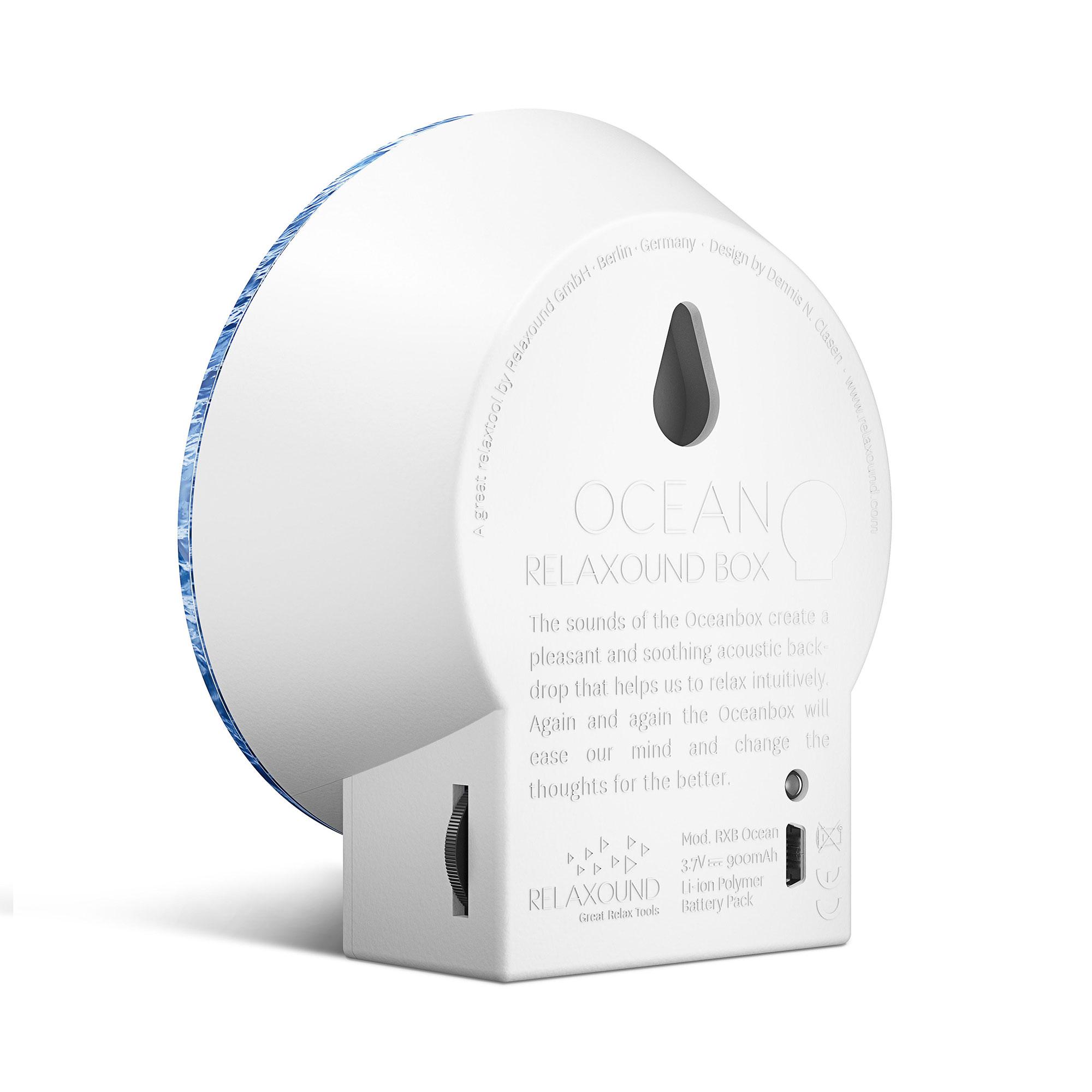 Relaxound Oceanbox Soundbox Wellen blau