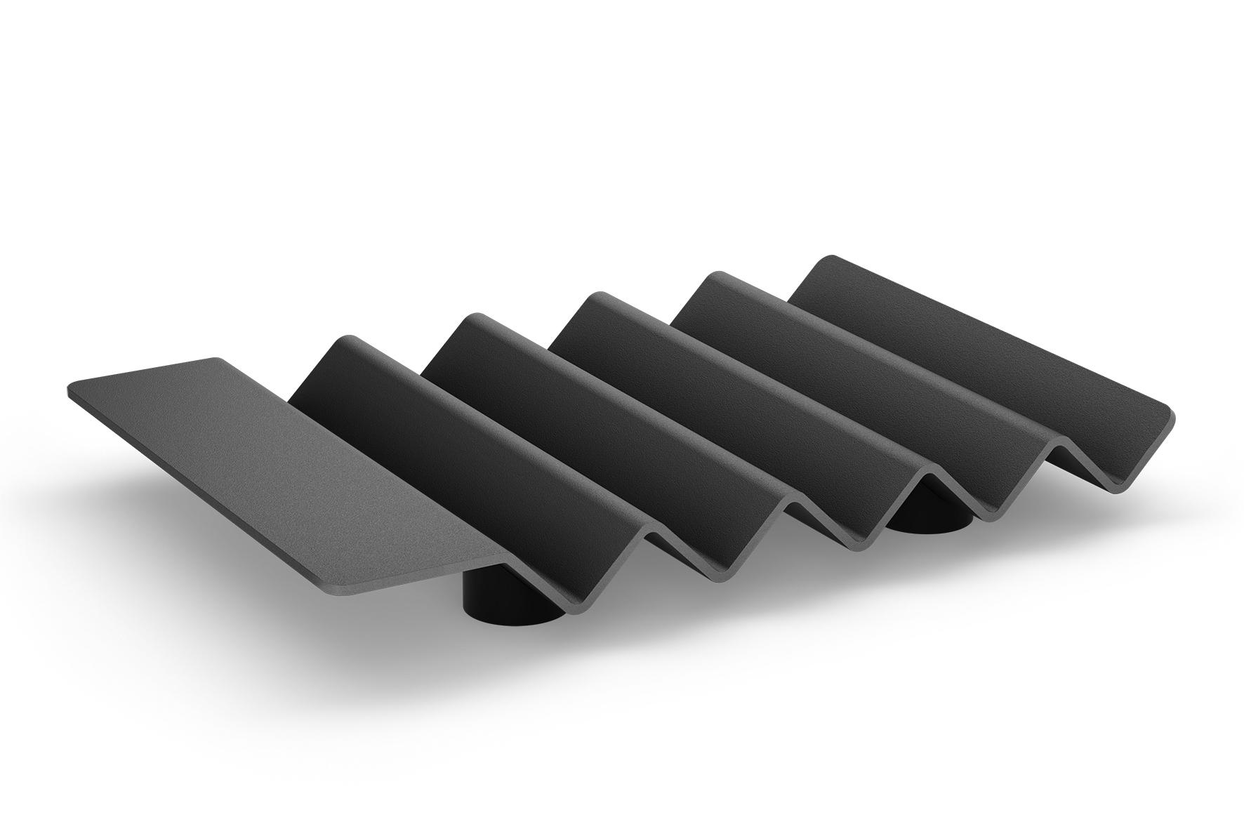 Zack OPETA Seifenschale Seifenablage Edelstahl schwarz 40562 