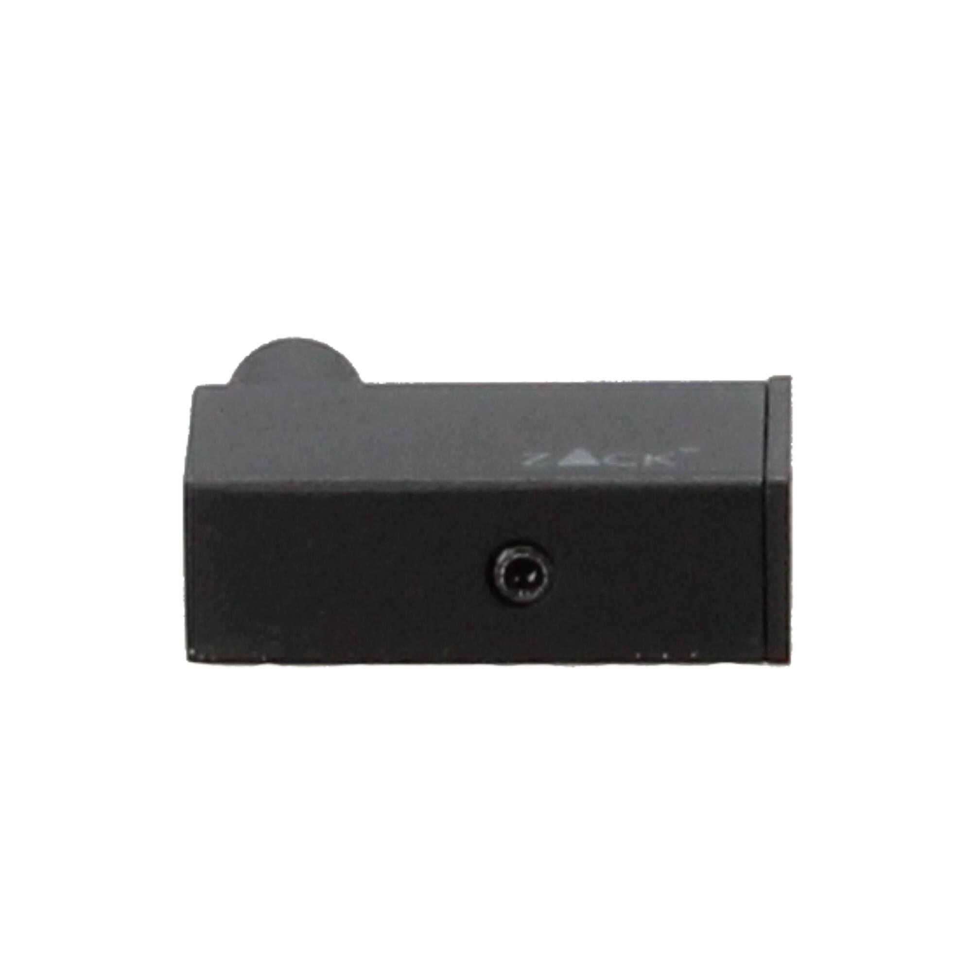 Zack Linea Handtuchhaken 4,8cm Edelstahl schwarz Zack Linea Handtuchhaken 4,8cm Edelstahl schwarz