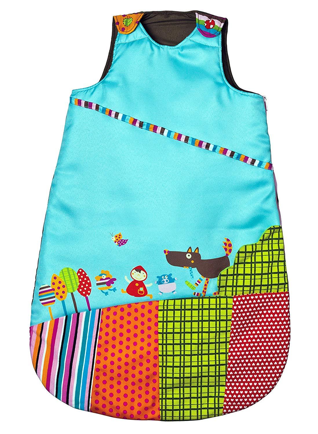 Ebulobo Kinder Schlafsack Schlaf Wolf Louloup, E10036