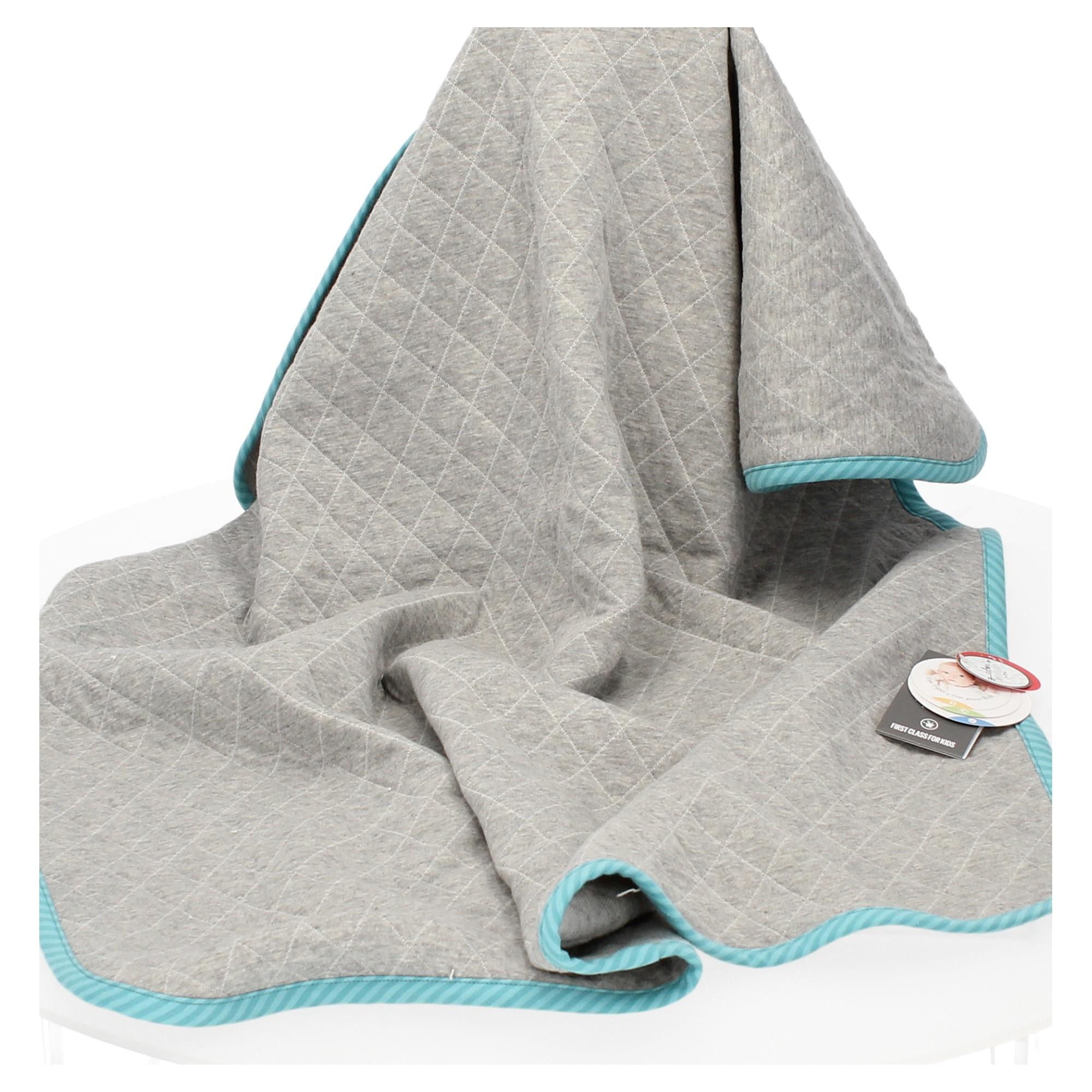 sigikid Babydecke Urban Baby Edition grau/blau