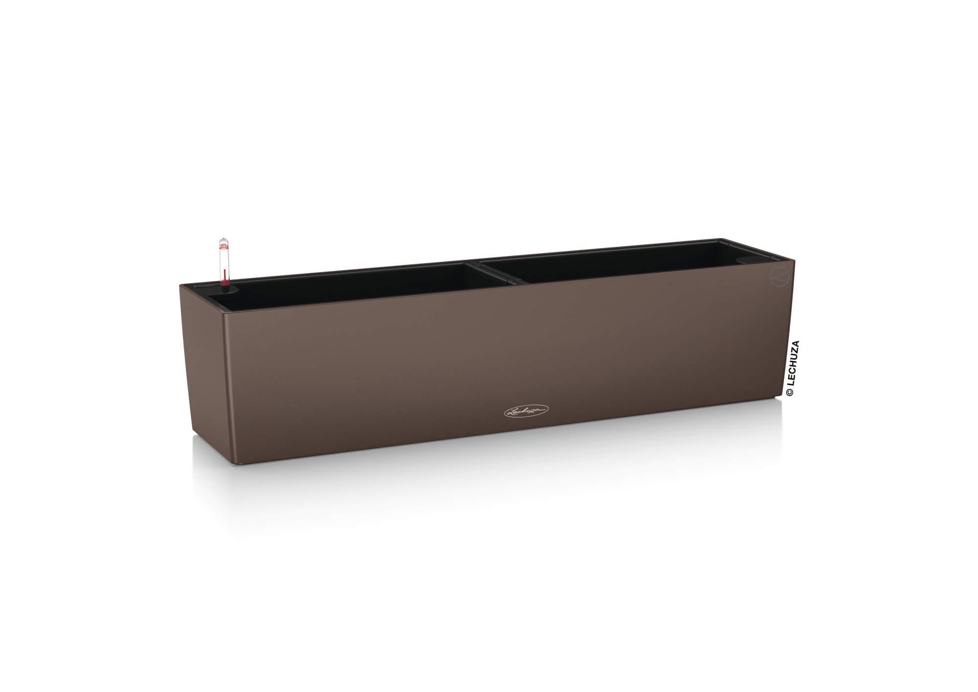 Lechuza Blumenkasten Balconera Color 80 muskat braun