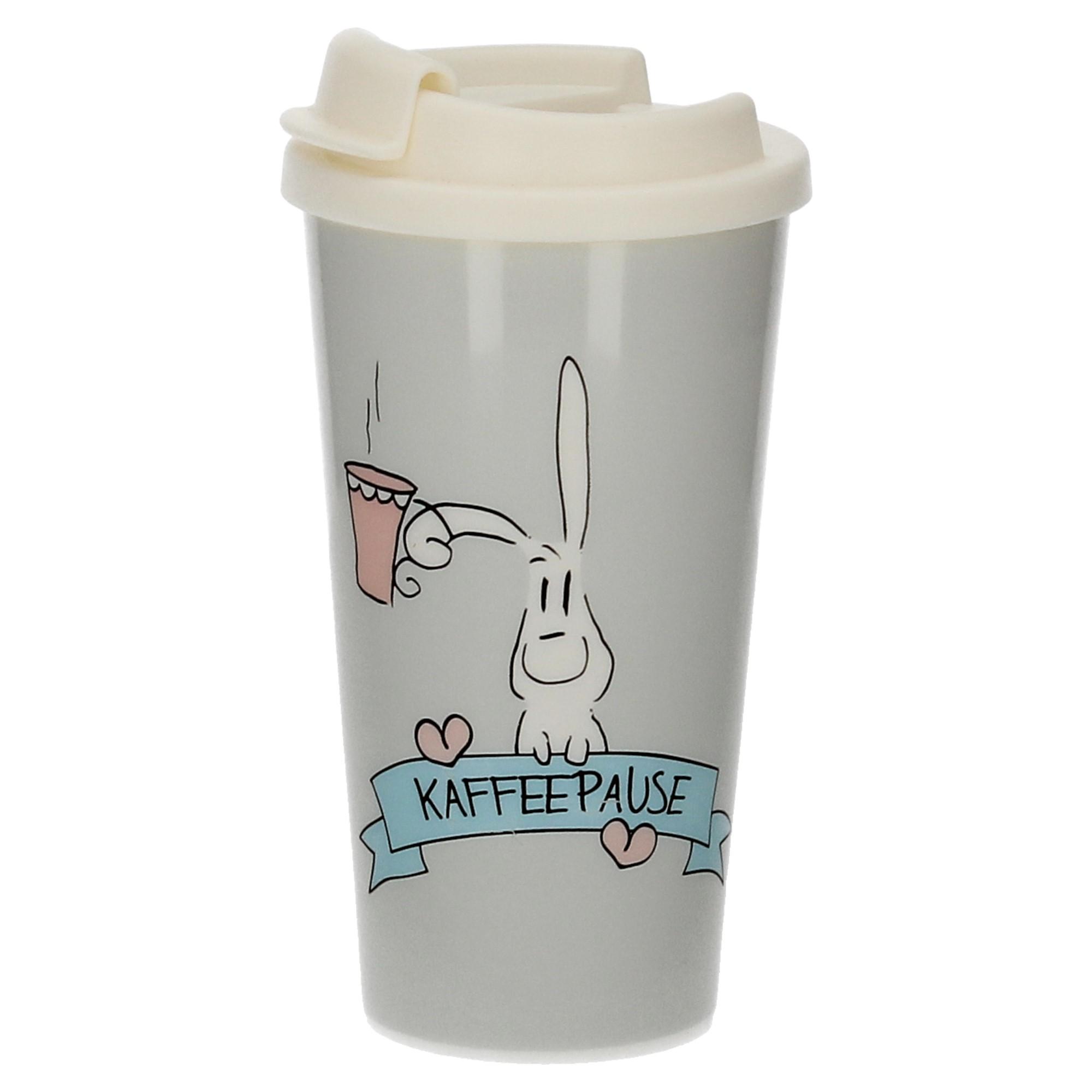 Mea Living Coffee to Go Kunststoff Becher Kaffeepause 450 ml Mea Living Coffee to Go Kunststoff Becher Kaffeepause 450 ml