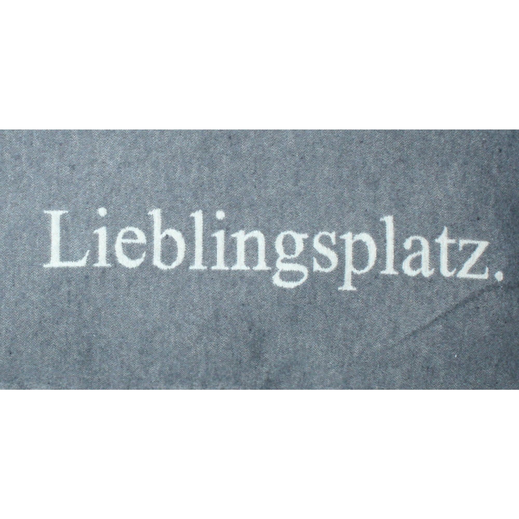 David Fussenegger Kissenhülle Silvretta Lieblingsplatz 60x40 cm grau