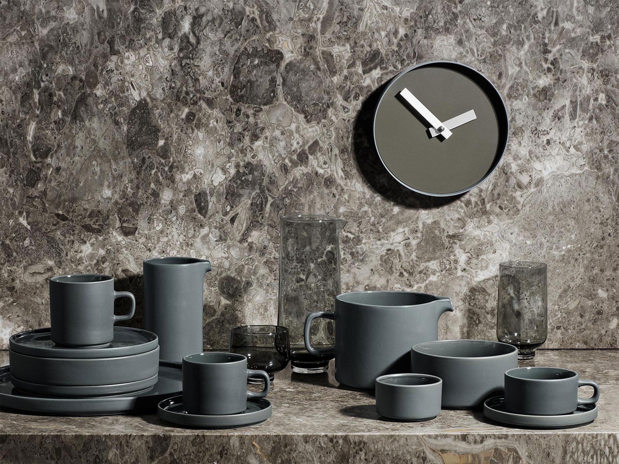 blomus Pilar 2 Kaffeetassen mit Untertasse Set agave green grün blomus Pilar 2 Kaffeetassen mit Untertasse Set agave green grün